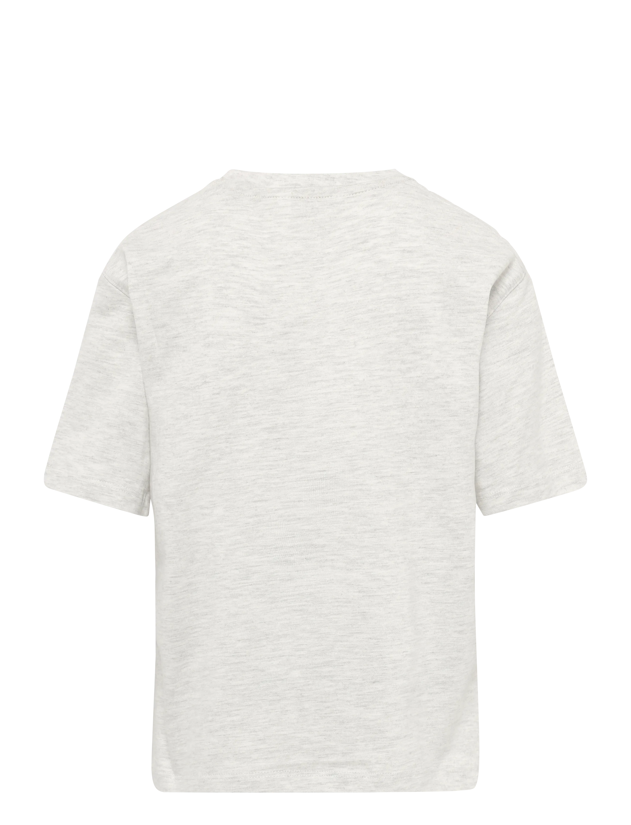 Mango - Printed cotton-blend t-shirt - lt pastel grey - 2