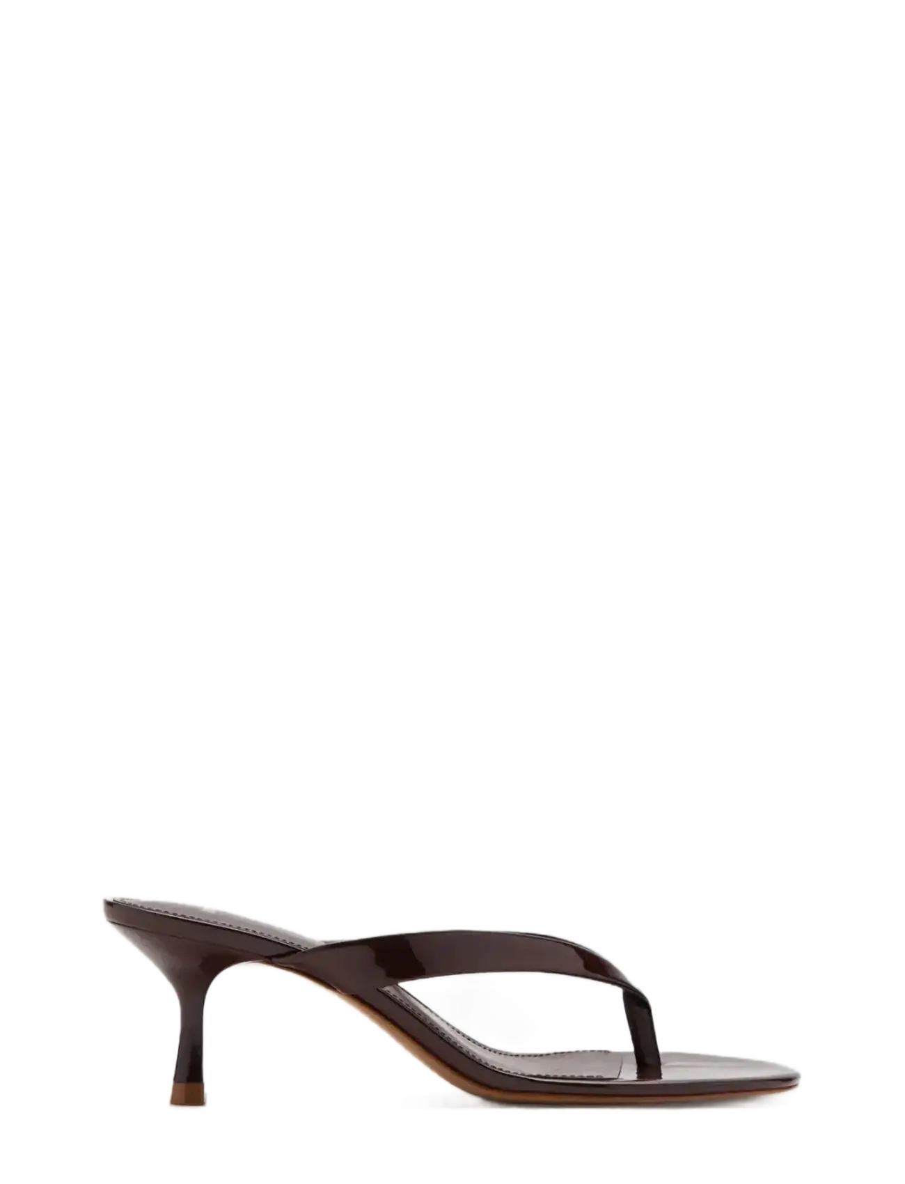 Mango Strappy Heeled Sandals, 41, Brown, Hæle > Sandaler Med Hæl, Dame