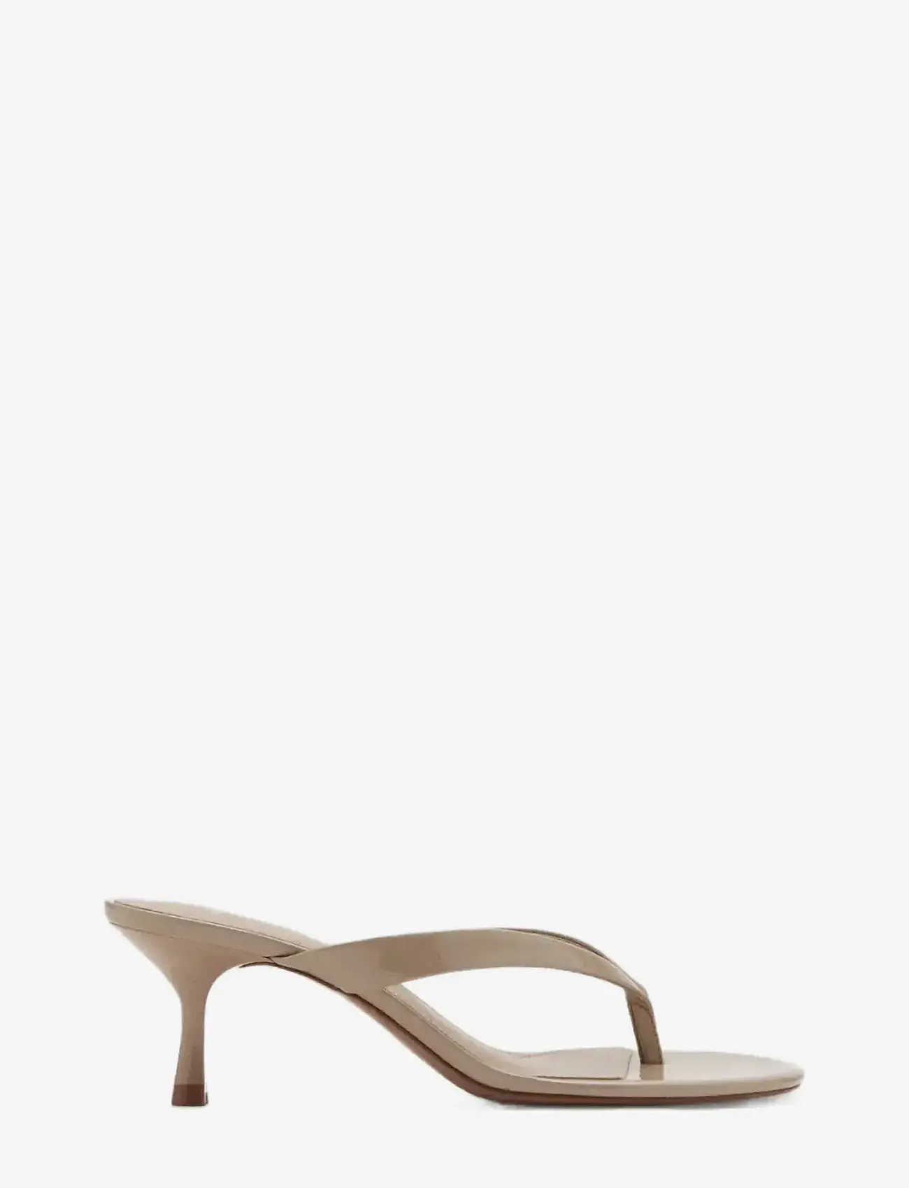 Mango Strappy heeled sandals - Sandaler med hæl - LT PASTEL BROWN / beige