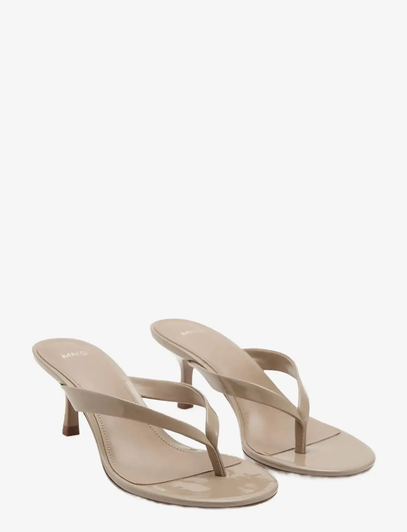 Mango - Strappy heeled sandals - sandaletter - lt pastel brown - 1