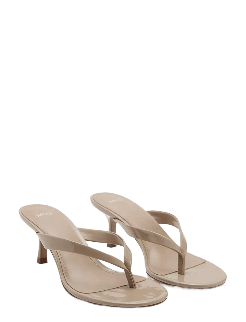 Mango - Strappy heeled sandals - sandaletter - lt pastel brown - 1