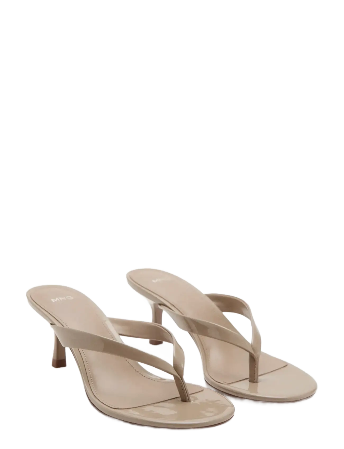 Mango - Strappy heeled sandals - sandaler med hæl - lt pastel brown - 1