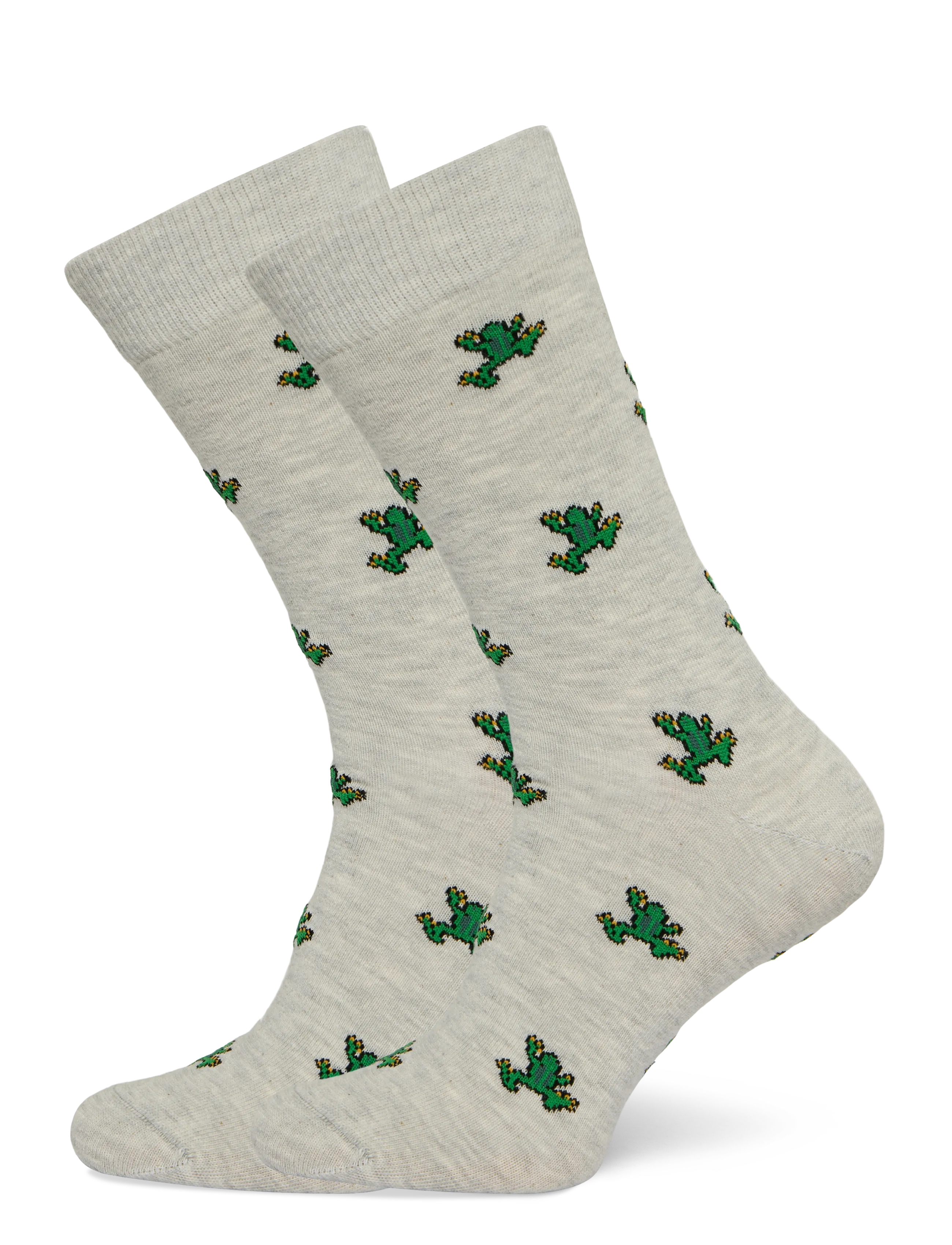 Mango Cotton Socks With Frog Pattern, 43-45, Socks, Grau - Regular Männerswear