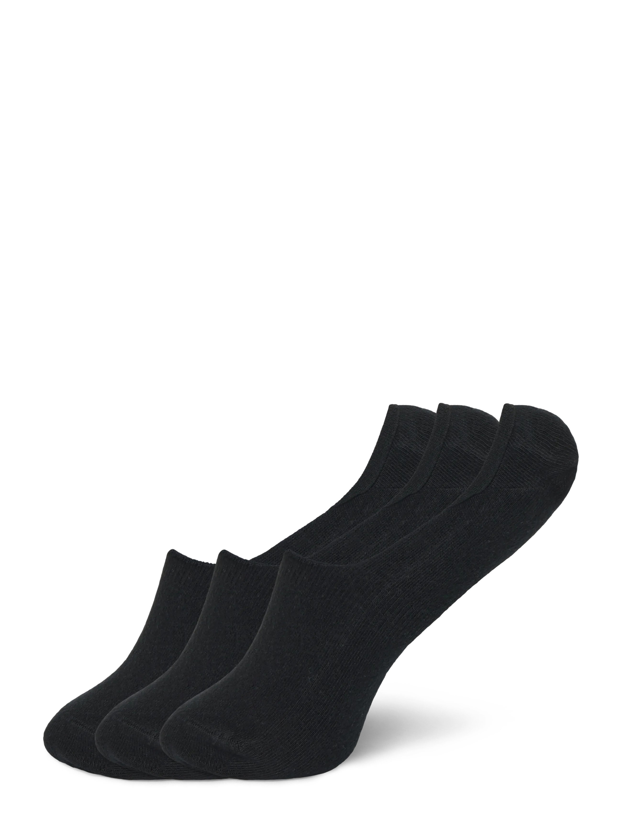 Mango 3-pack of invisible socks - Ankelstrumpor - BLACK / black