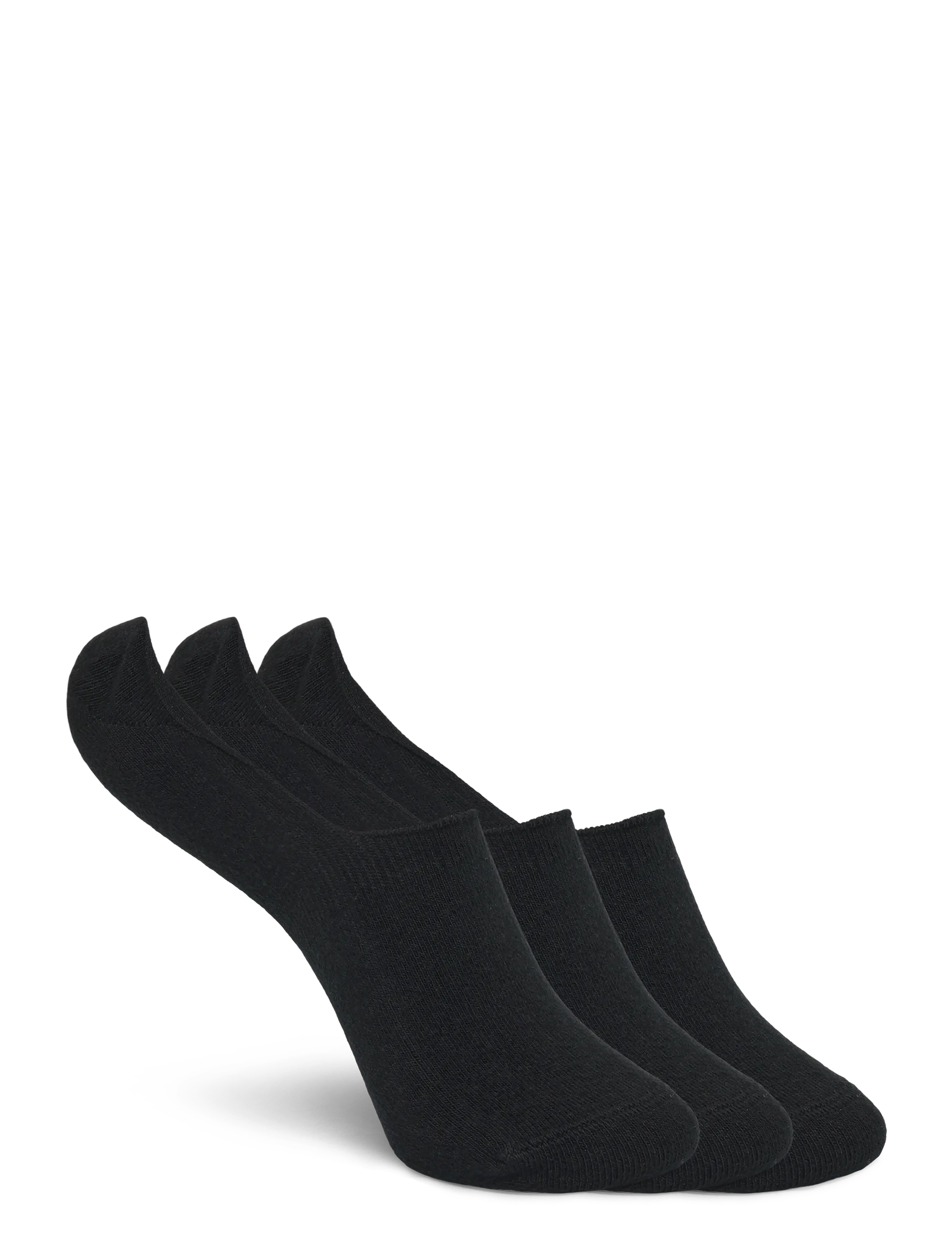 Mango - 3-pack of invisible socks - black - 1