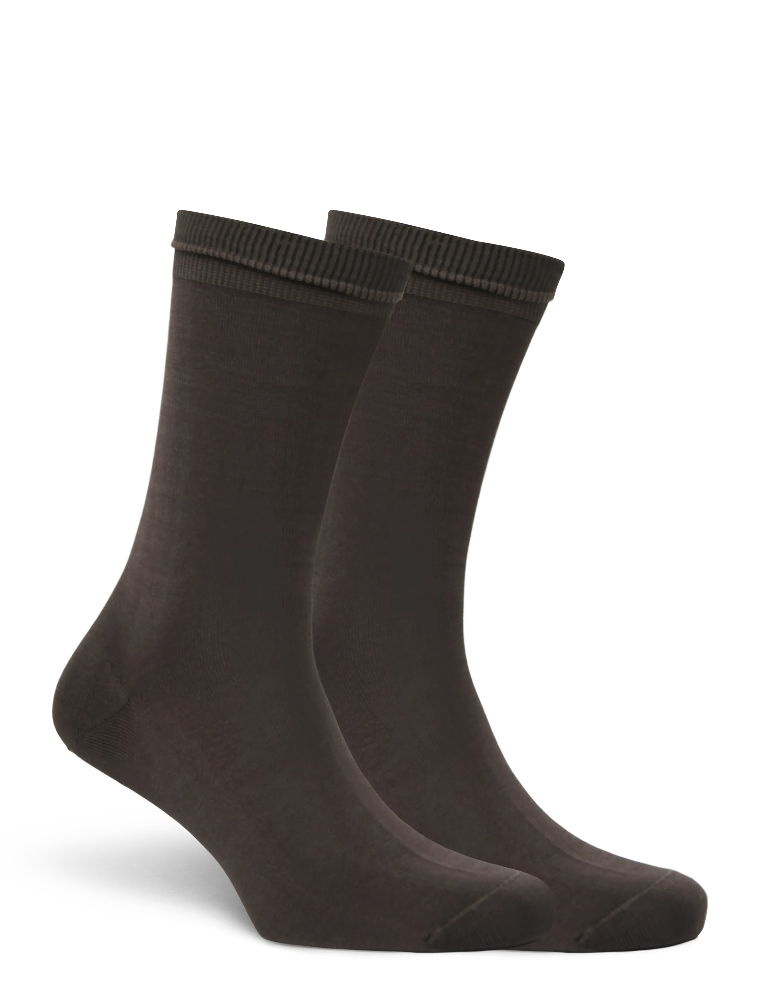 Mango - Pack of 2 long cotton socks - sokker - brown - 1