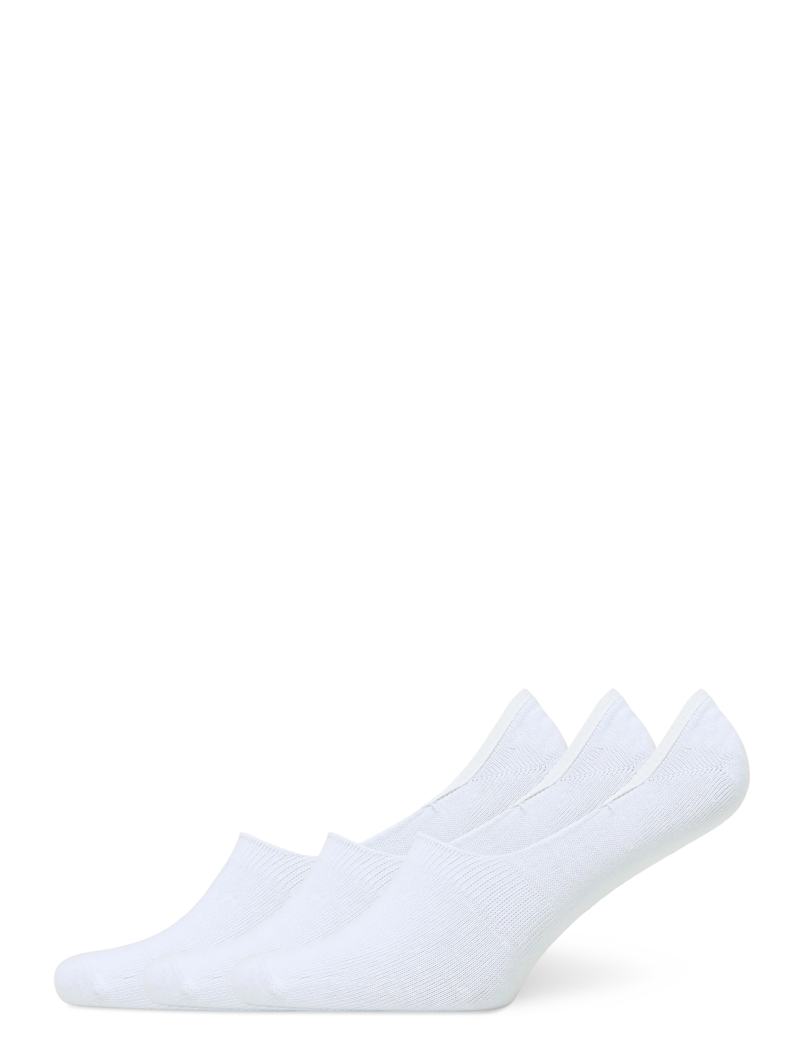 Mango 3-Pack Of Invisible Socks, 43-45, Weiß - Ankle Männerswear