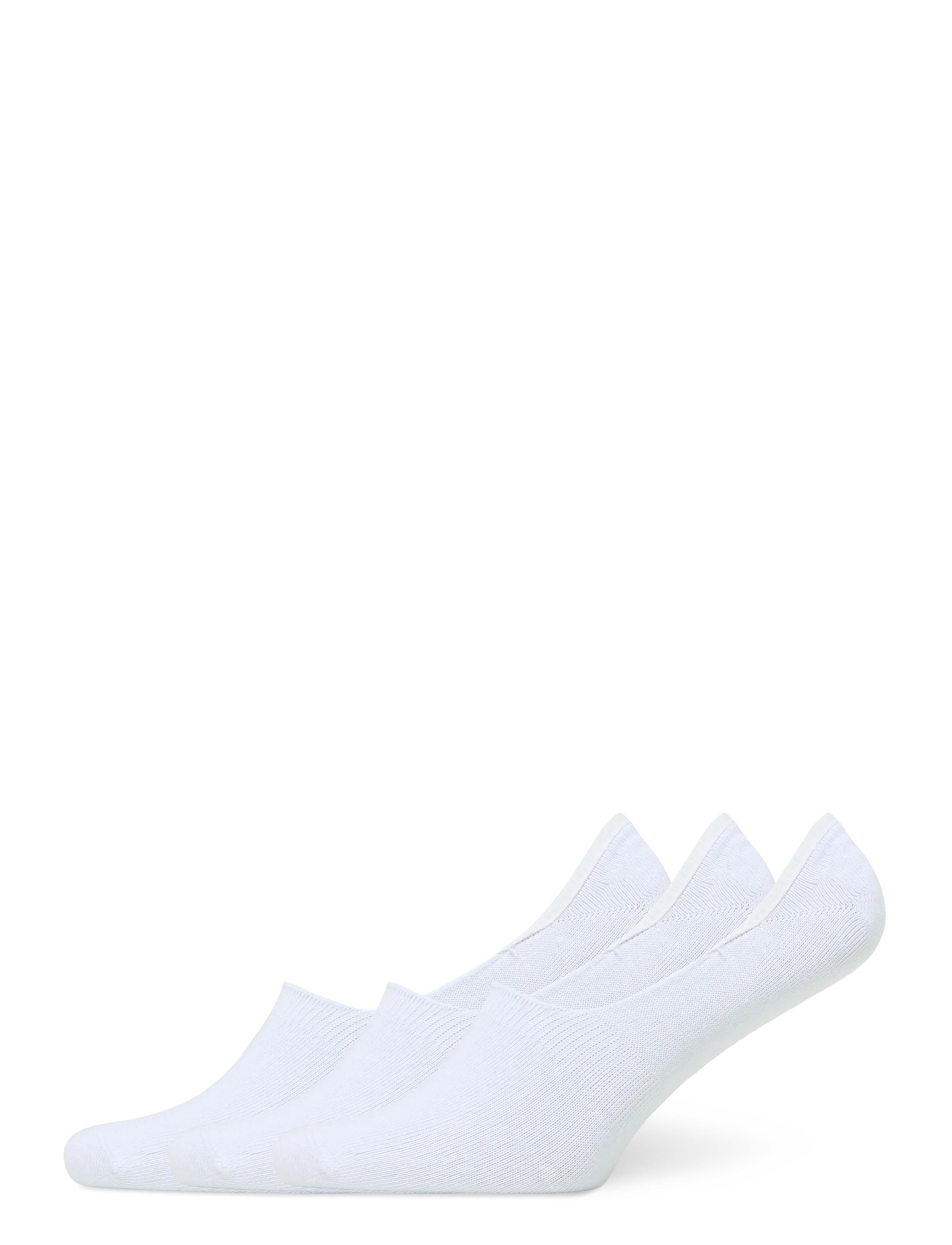 Mango 3-pack of invisible socks - Ankelstrumpor - WHITE / white