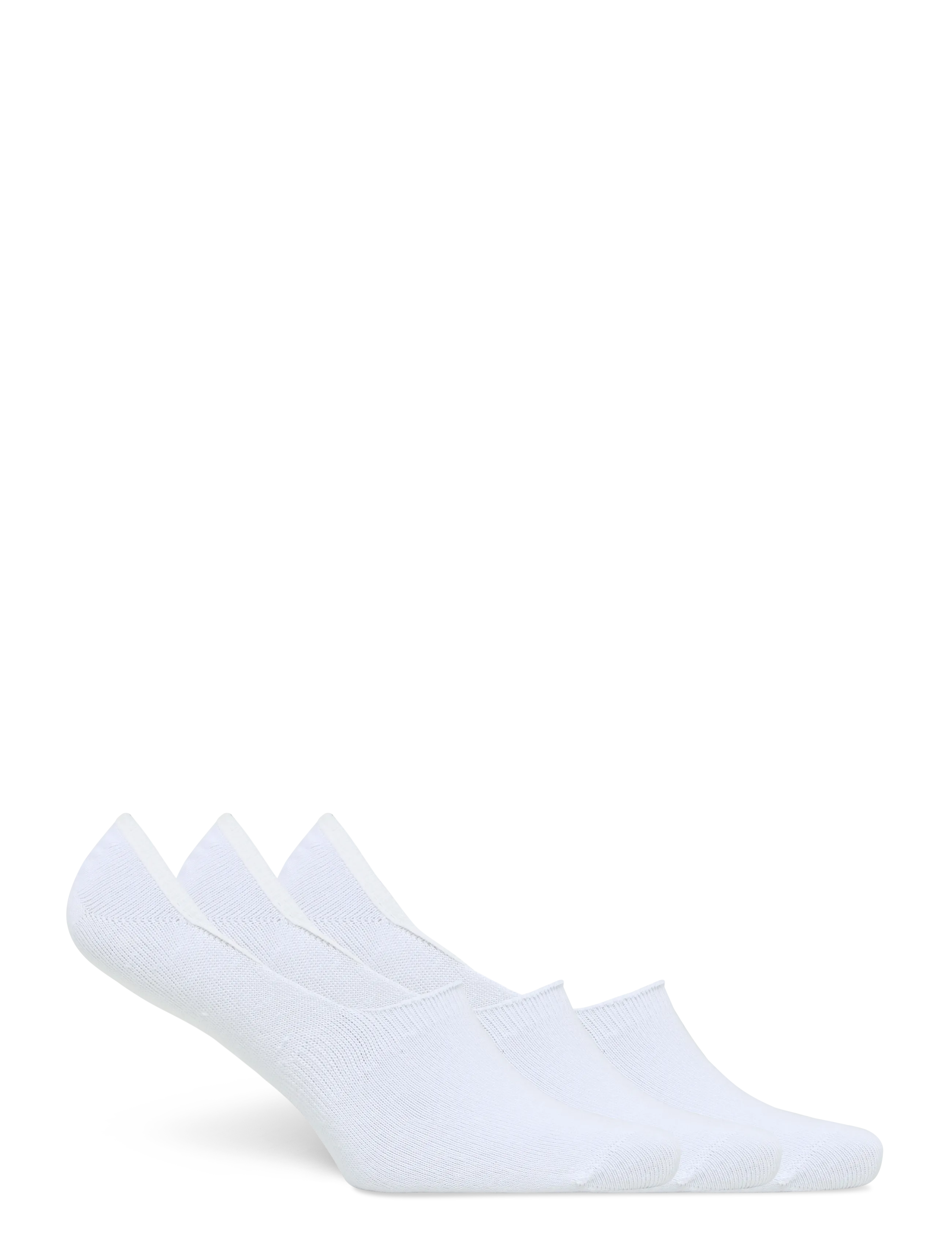 Mango - 3-pack of invisible socks - white - 1