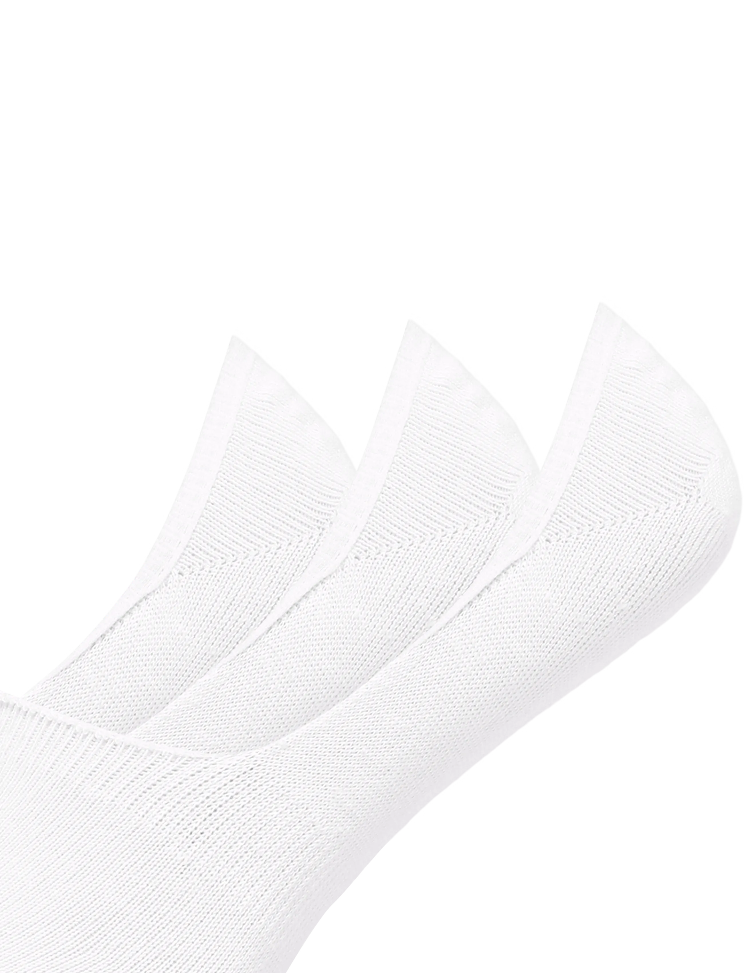 Mango - 3-pack of invisible socks - laveste priser - white - 2