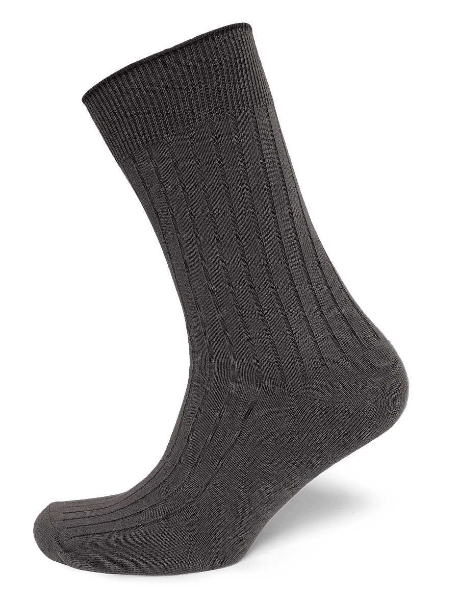 Mango - Pack of 2 ribbed cotton socks - sokker - navy - 3