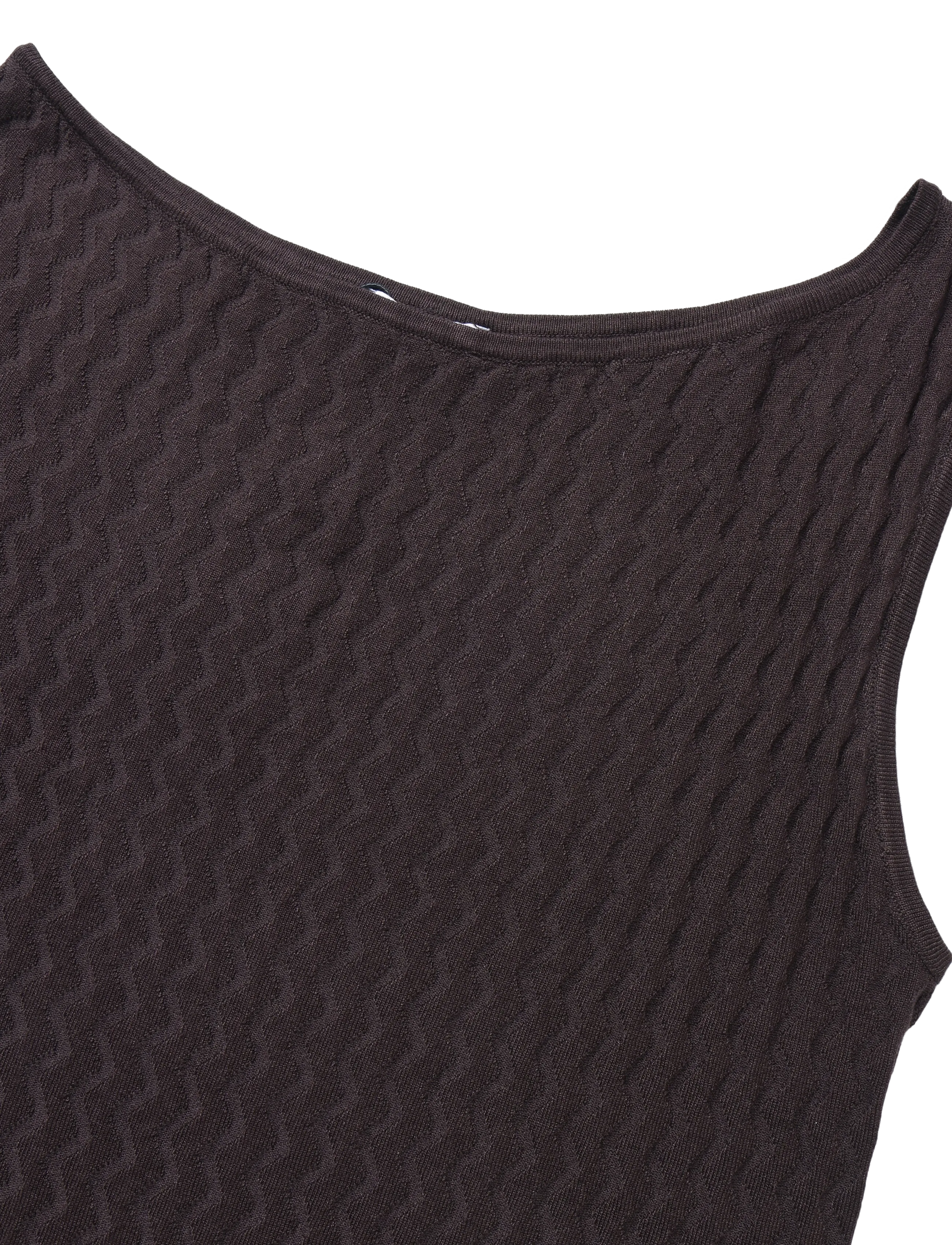 Mango - Boat-neck knitted top - crop tops - medium purple - 4