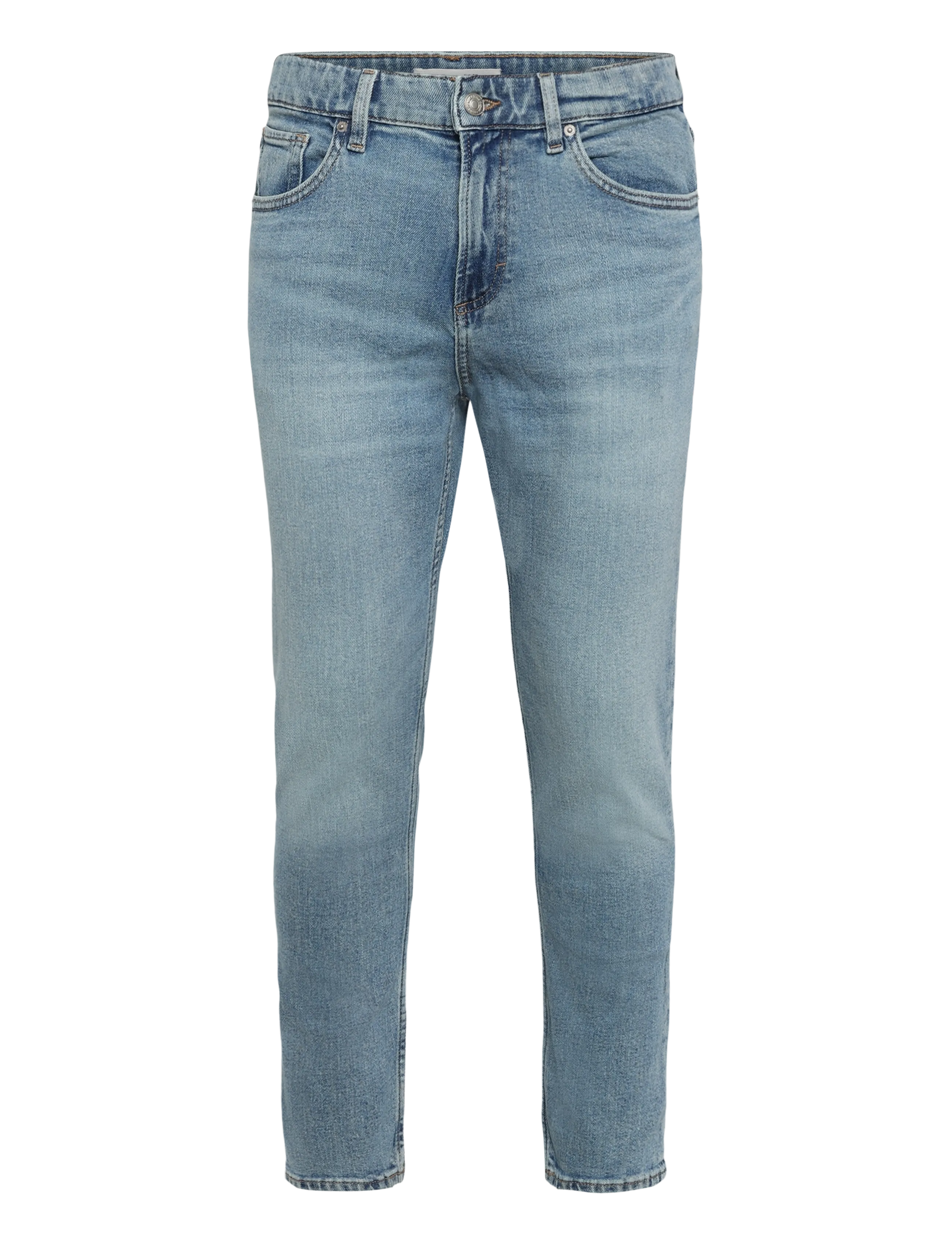 Mango Ben cropped tapered-fit jeans - Kläder - OPEN BLUE / blue