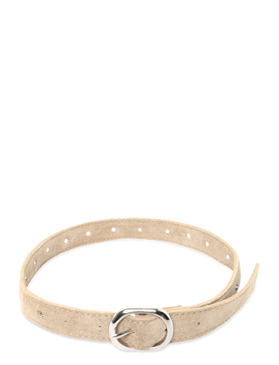 Mango - Stars leather belt - gürtel - lt pastel brown - 0