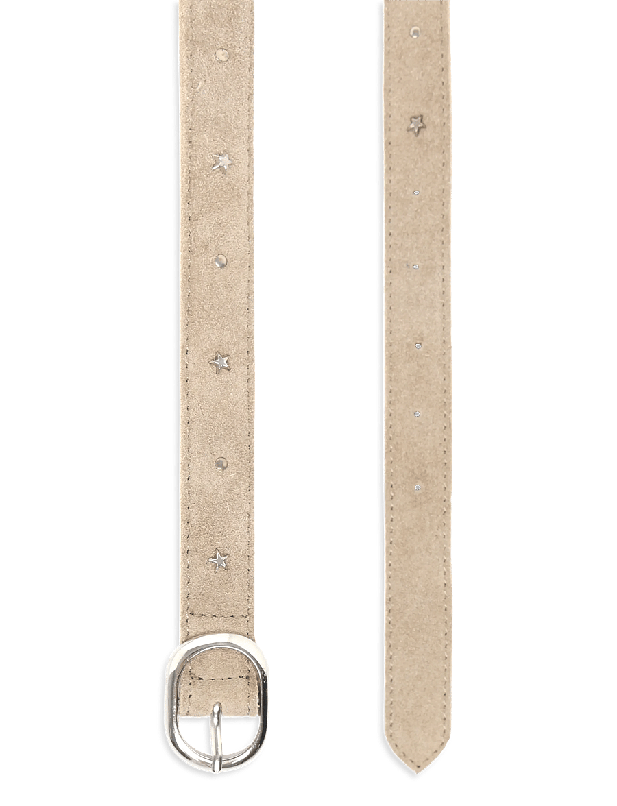 Mango - Stars leather belt - gürtel - lt pastel brown - 1