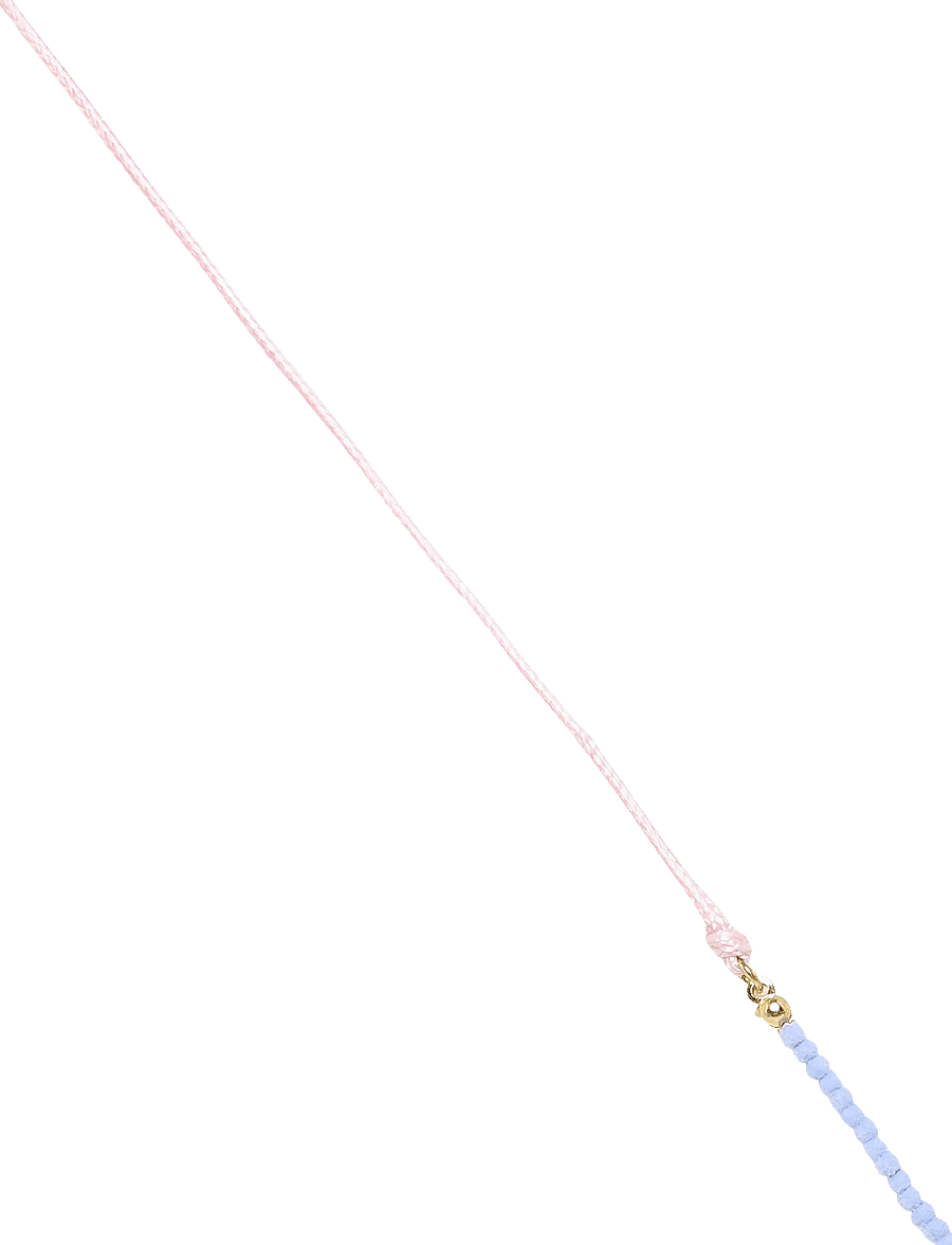 Mango - Unicorn cord necklace - halsband - lt-pastel pink - 2