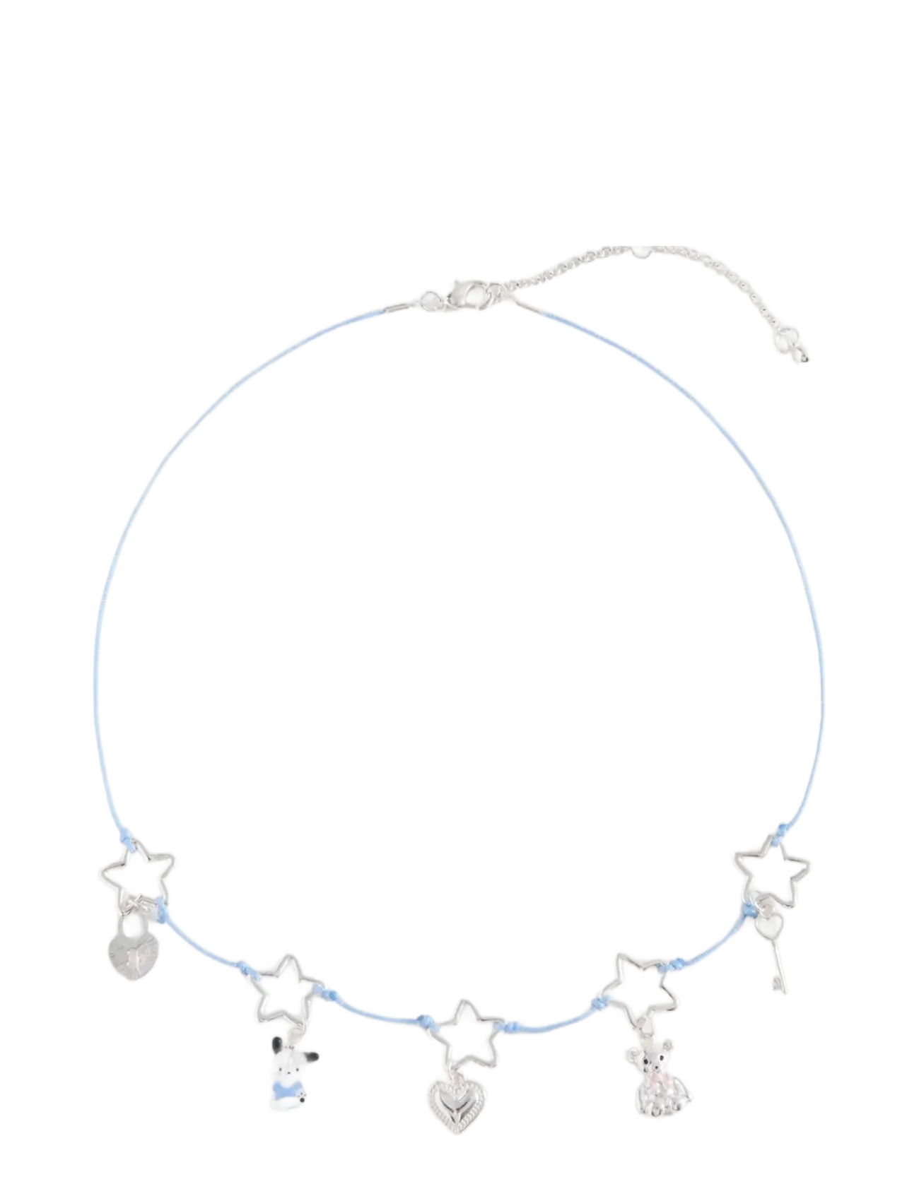 Mango Star Charms Necklace, One Size, Silver, Kids Smykker > Halskæder, Børn