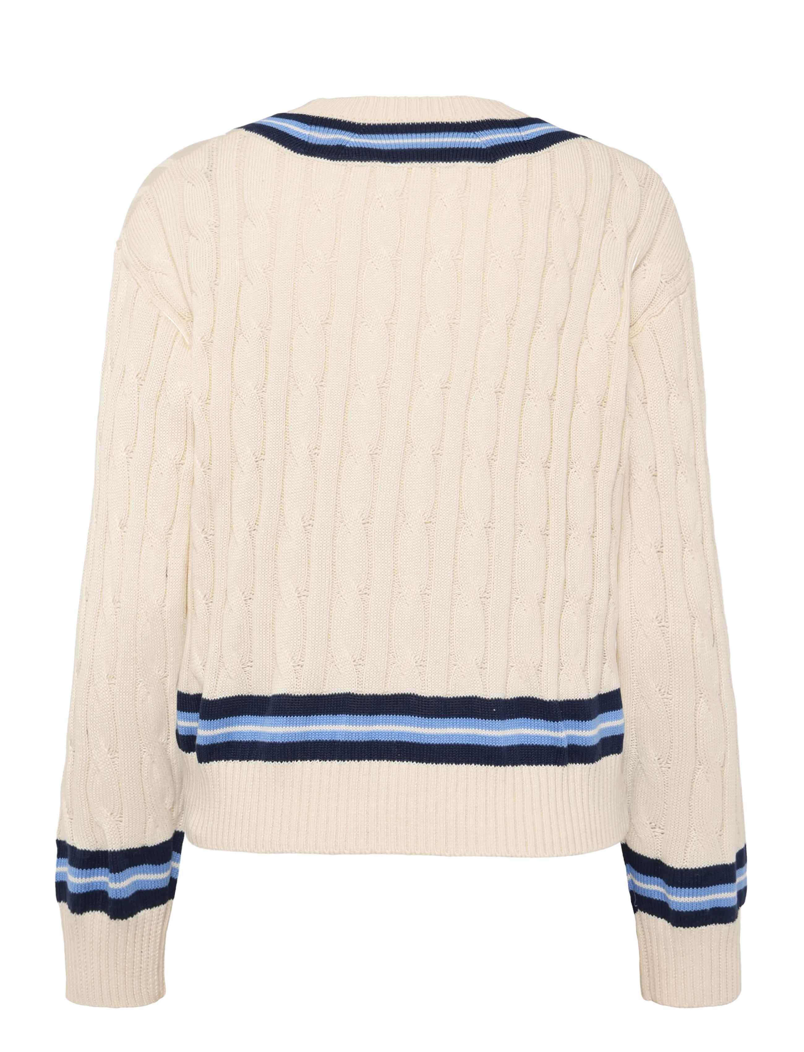 Mango - Braided knitted sweater - light beige - 1