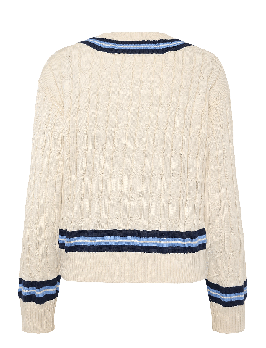 Mango - Braided knitted sweater - striktrøjer - light beige - 2