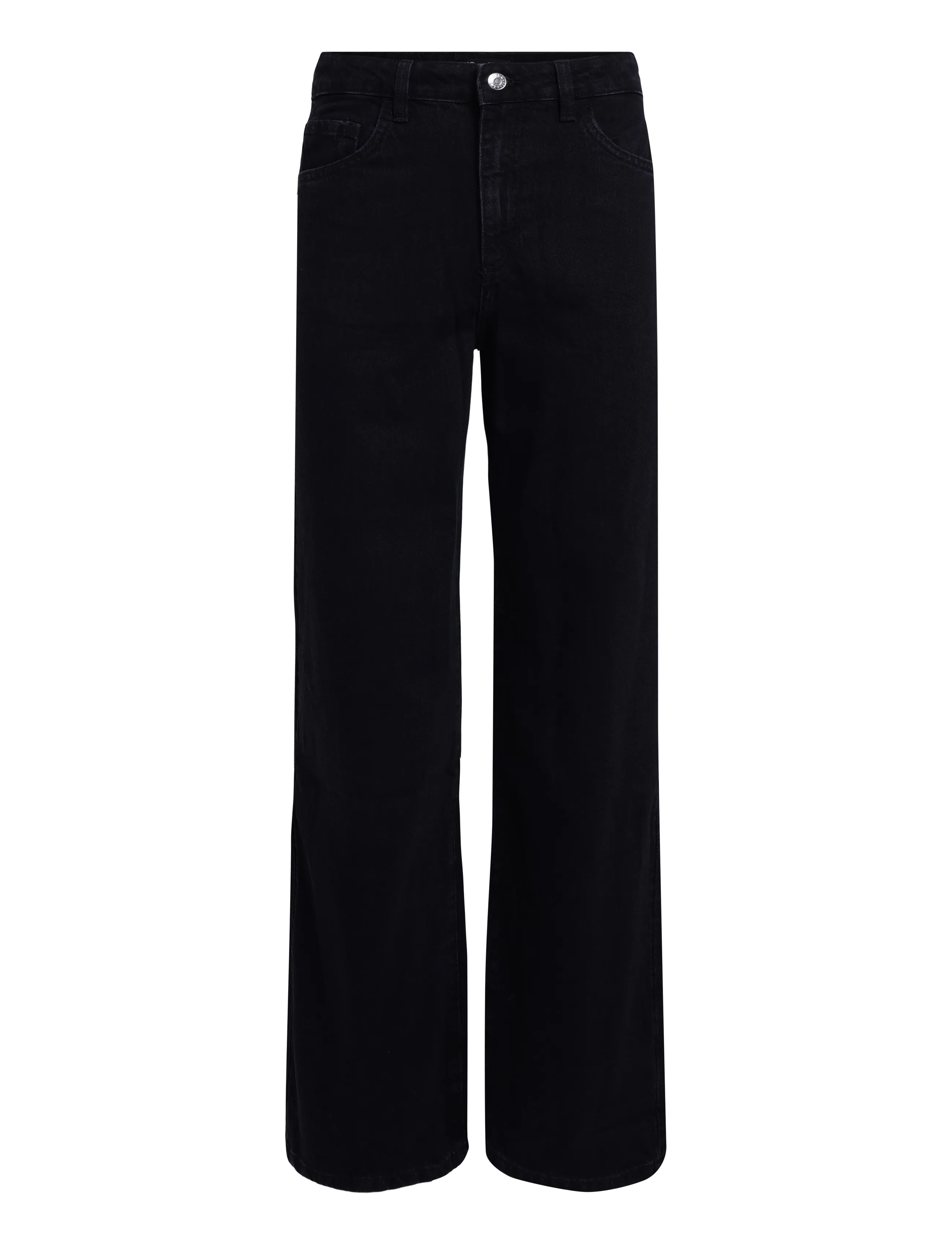 Mango Danila high-waisted wide leg jeans - Streetstyle - OPEN GREY / grey