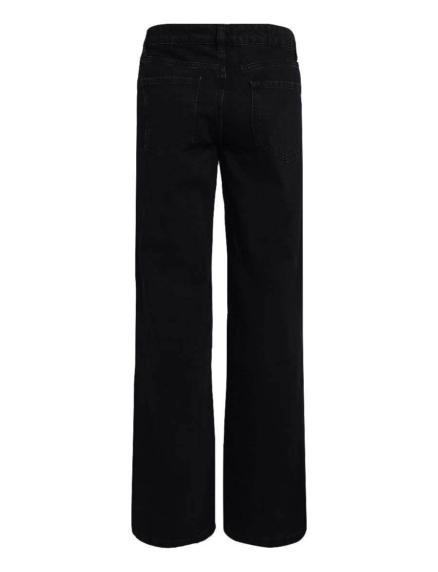 Mango - Danila high-waisted wide leg jeans - brede jeans - open grey - 1