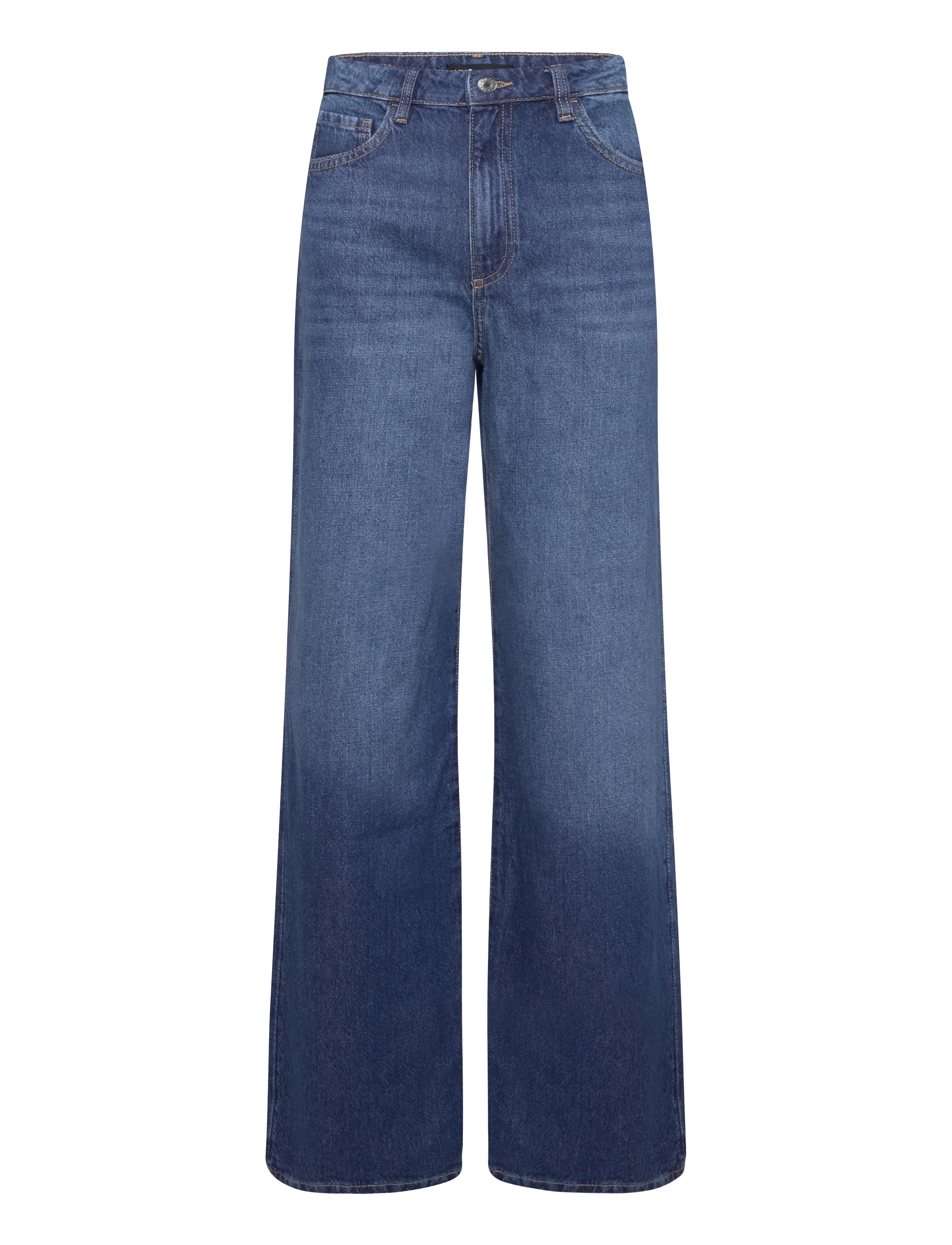Mango Danila high-waisted wide leg jeans - Brede jeans - OPEN BLUE / blue