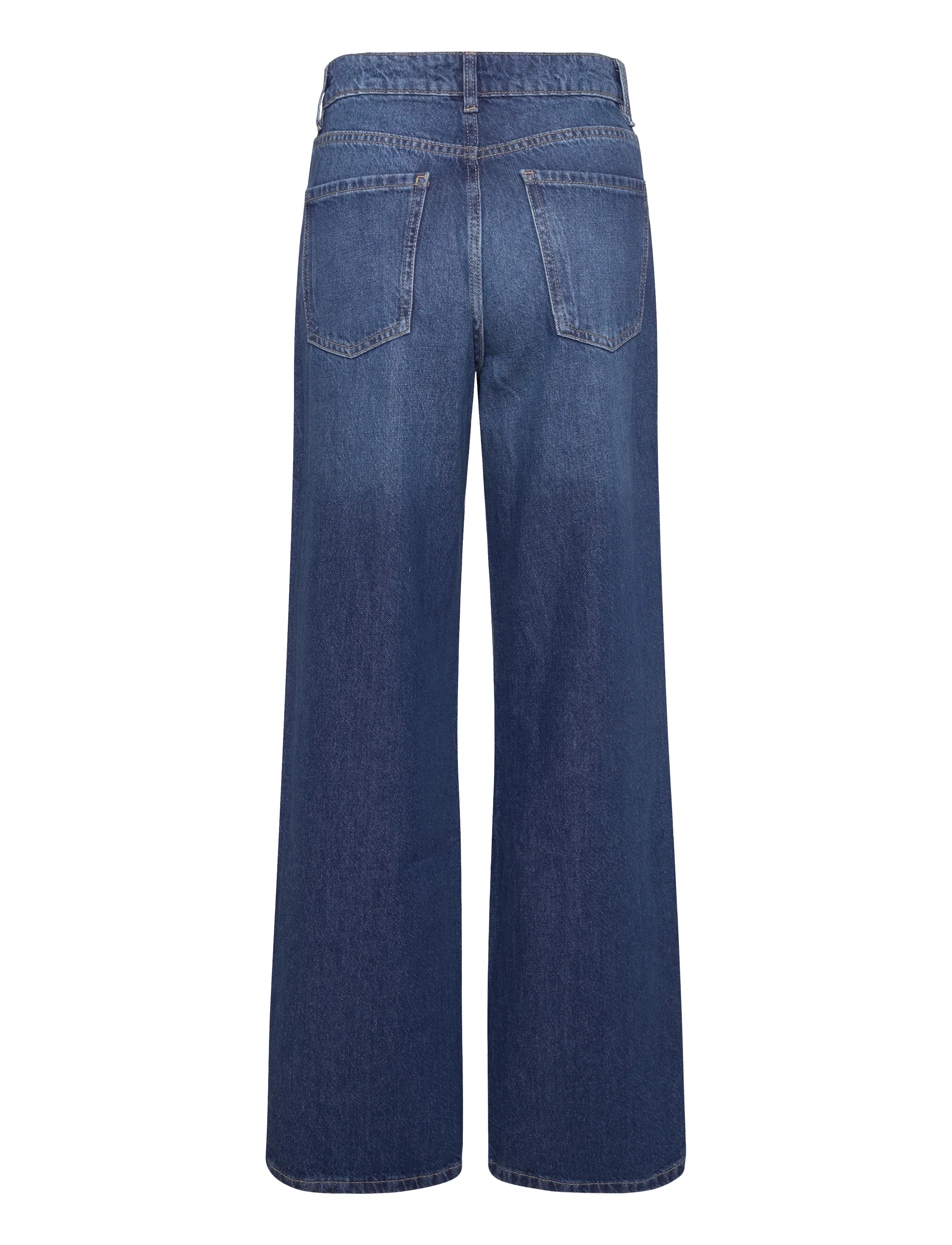 Mango - Danila high-waisted wide leg jeans - brede jeans - open blue - 1