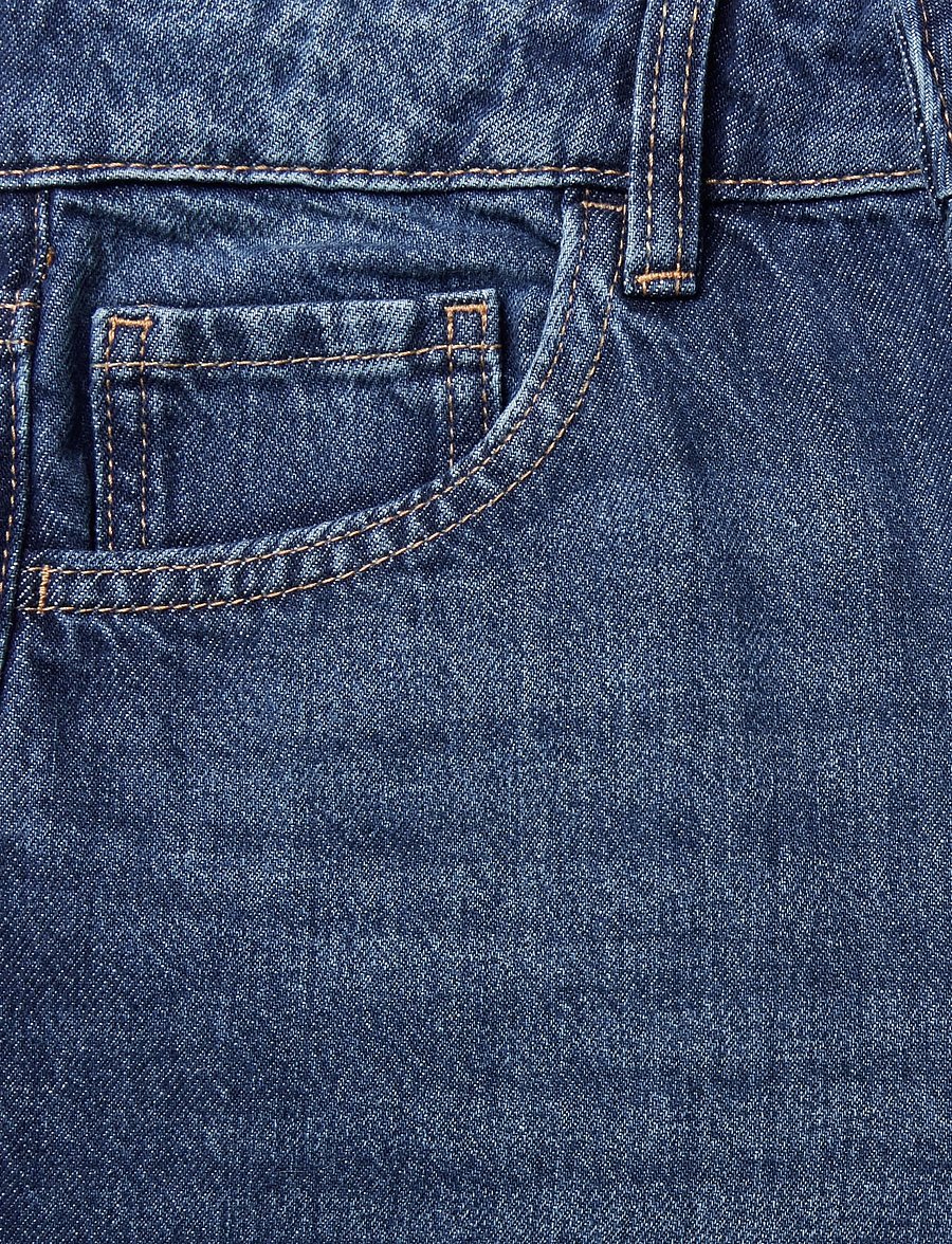 Mango - Danila high-waisted wide leg jeans - brede jeans - open blue - 2