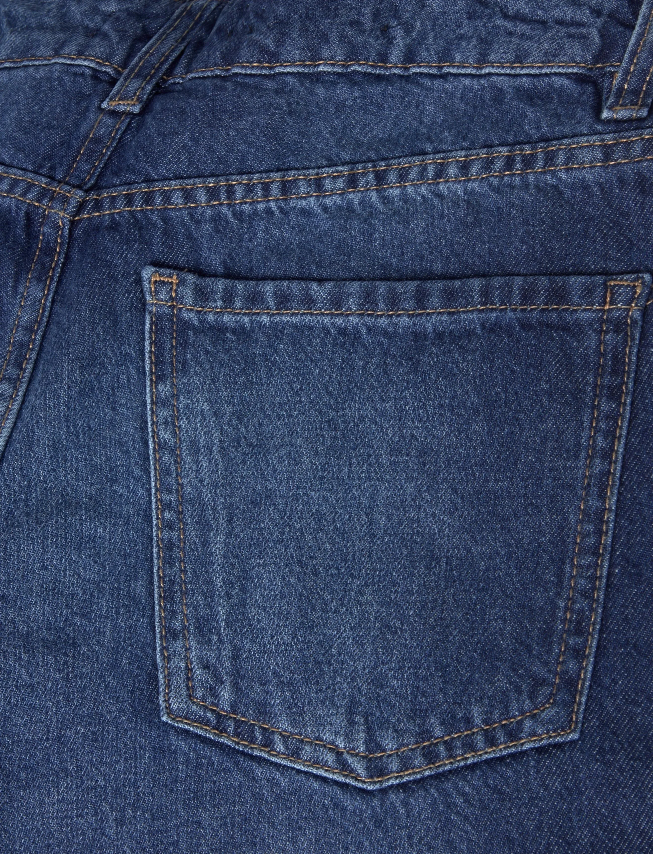 Mango - Danila high-waisted wide leg jeans - brede jeans - open blue - 4