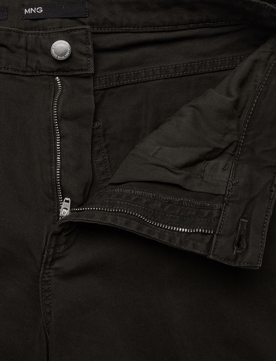 Mango - High-waisted wideleg jeans - brede jeans - dark brown - 3