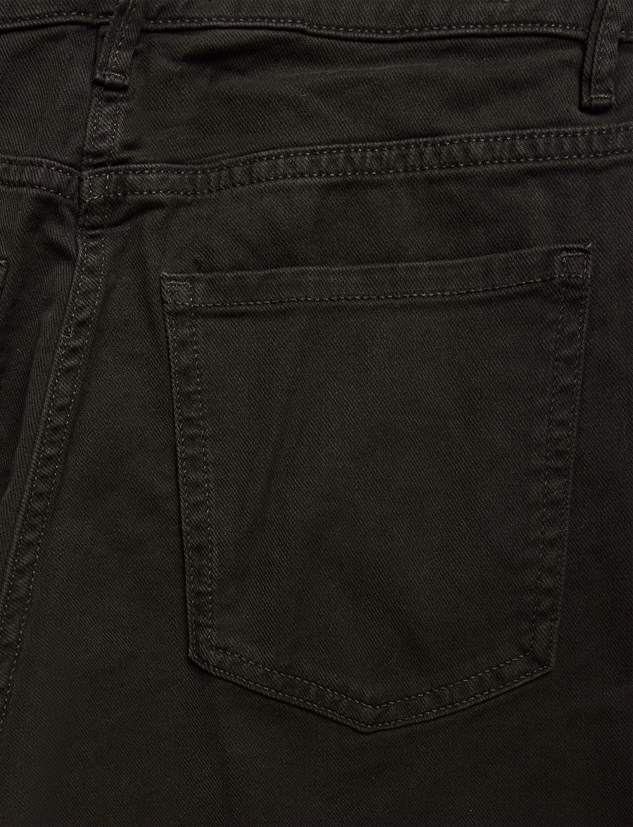 Mango - High-waisted wideleg jeans - brede jeans - dark brown - 4