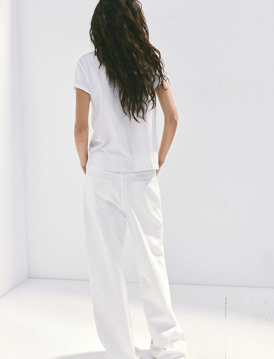 Mango - Straight-fit jeans with studs - straight jeans - natural white - 2