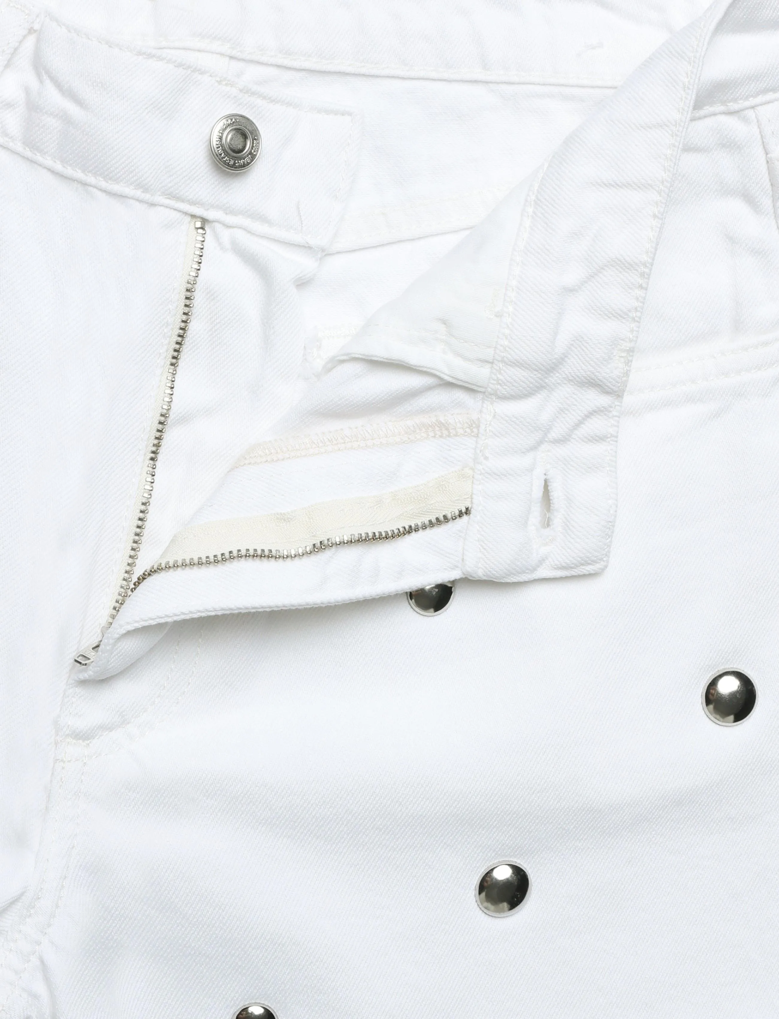 Mango - Straight-fit jeans with studs - raka jeans - natural white - 5