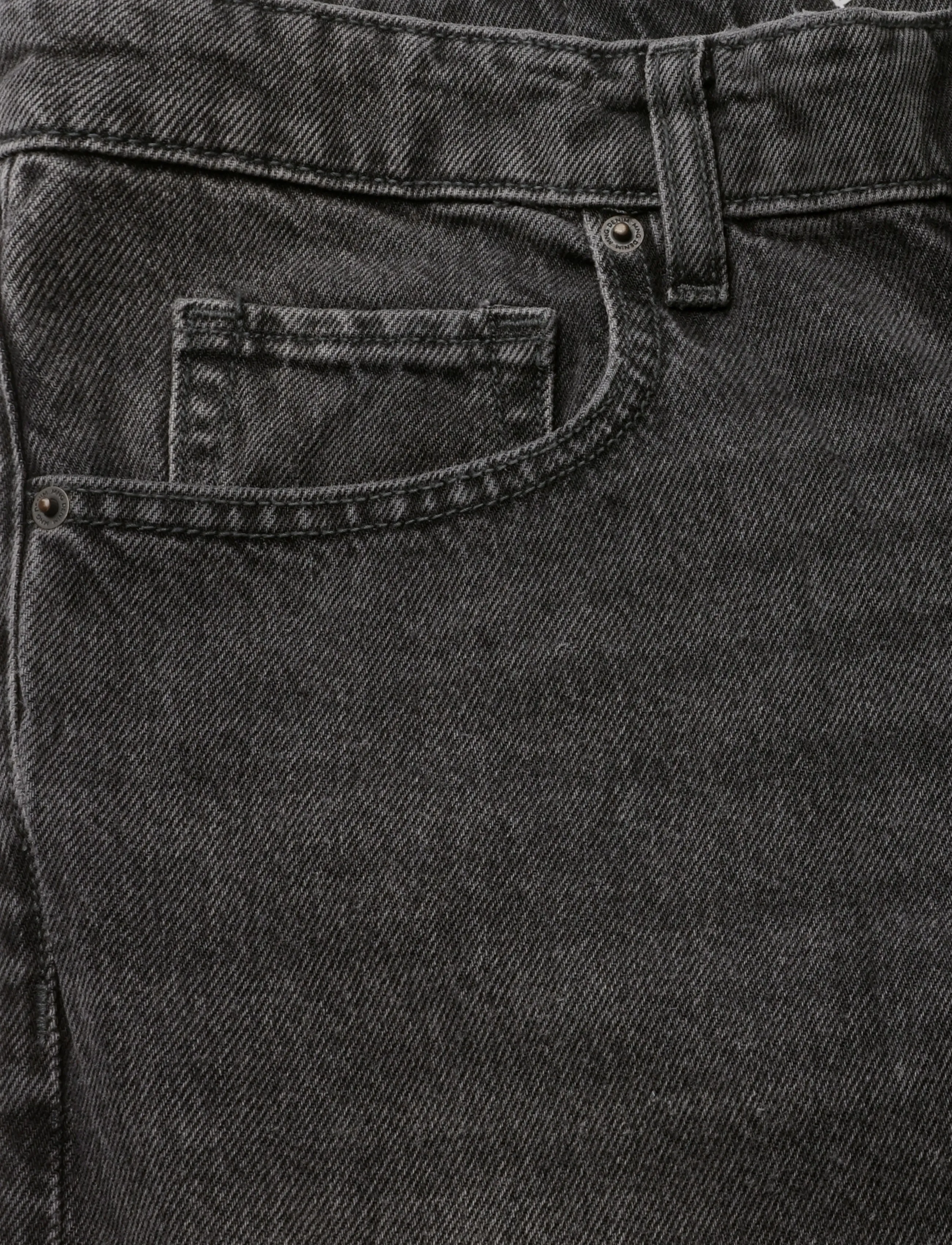 Mango - Moby relaxed fit dark wash jeans - loose jeans - open grey - 4