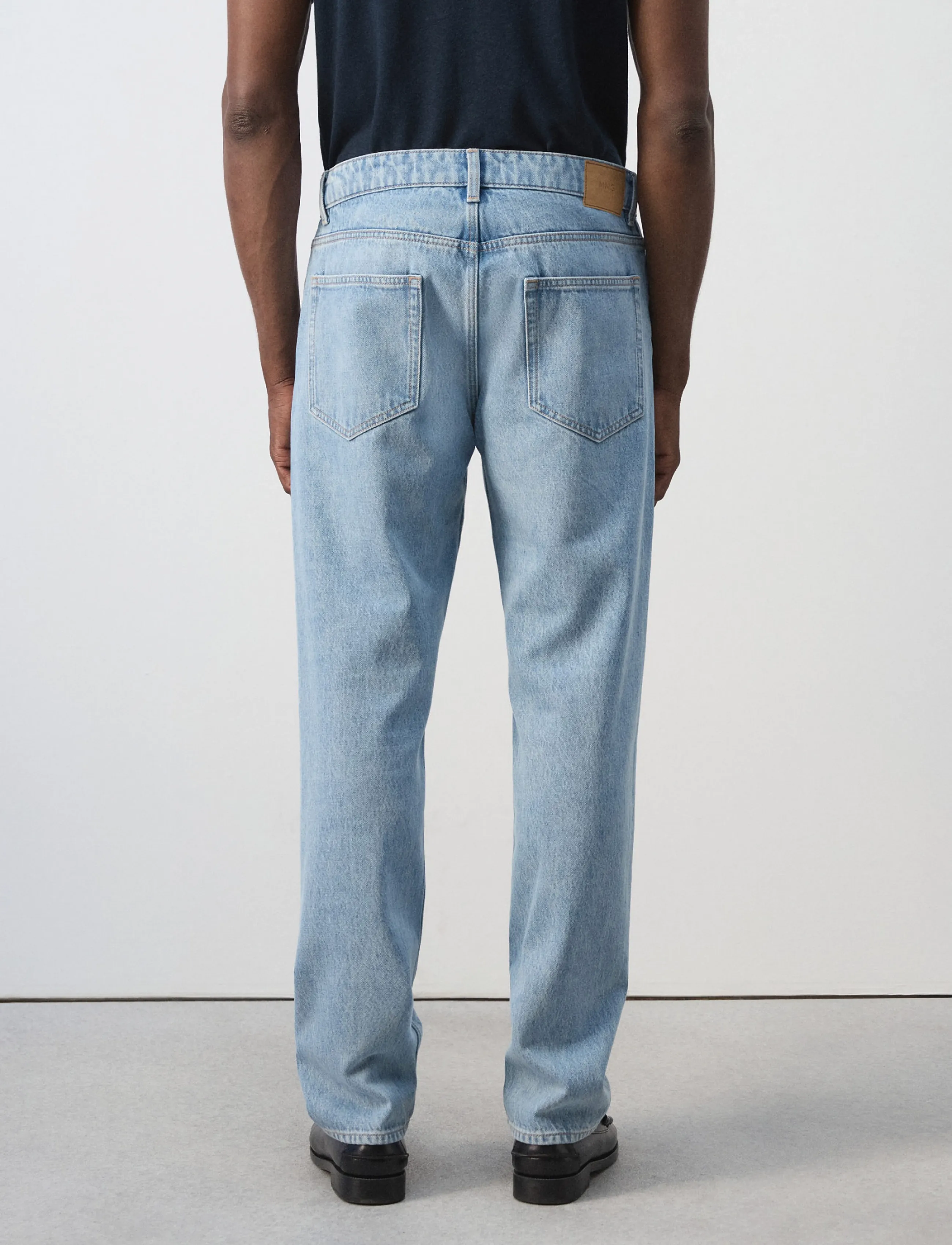 Mango - Bob regular-fit jeans - open blue - 2