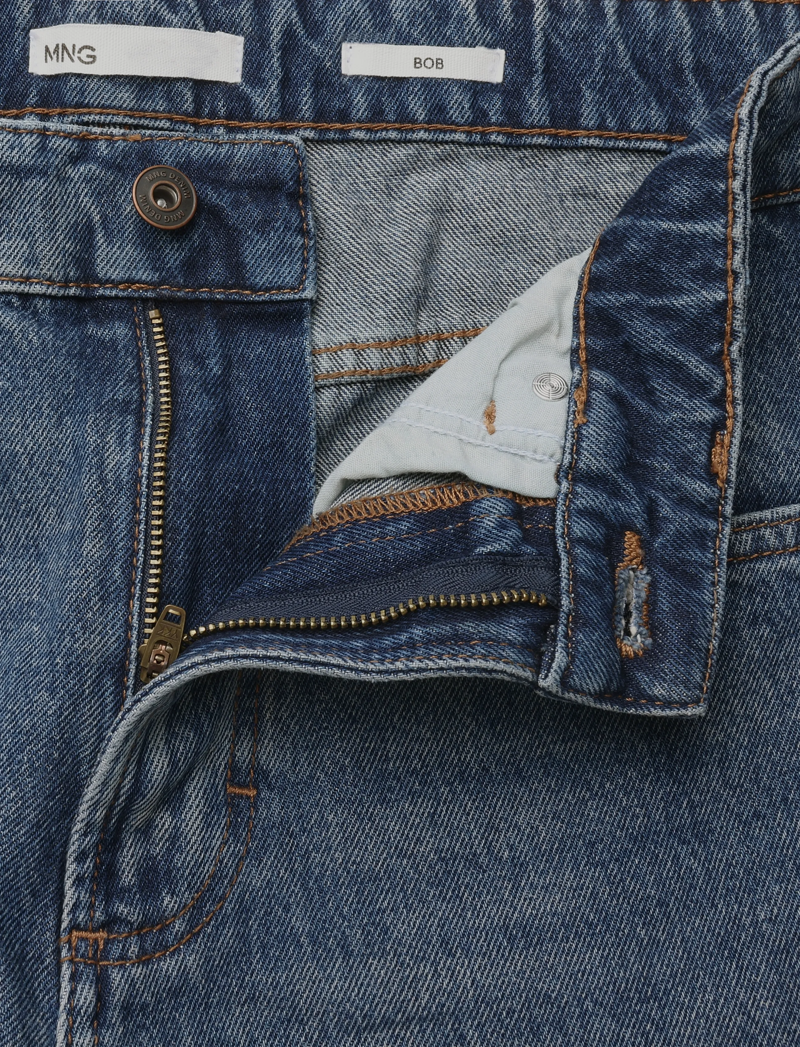 Mango - Bob regular-fit jeans - bukser & jeans - open blue - 5