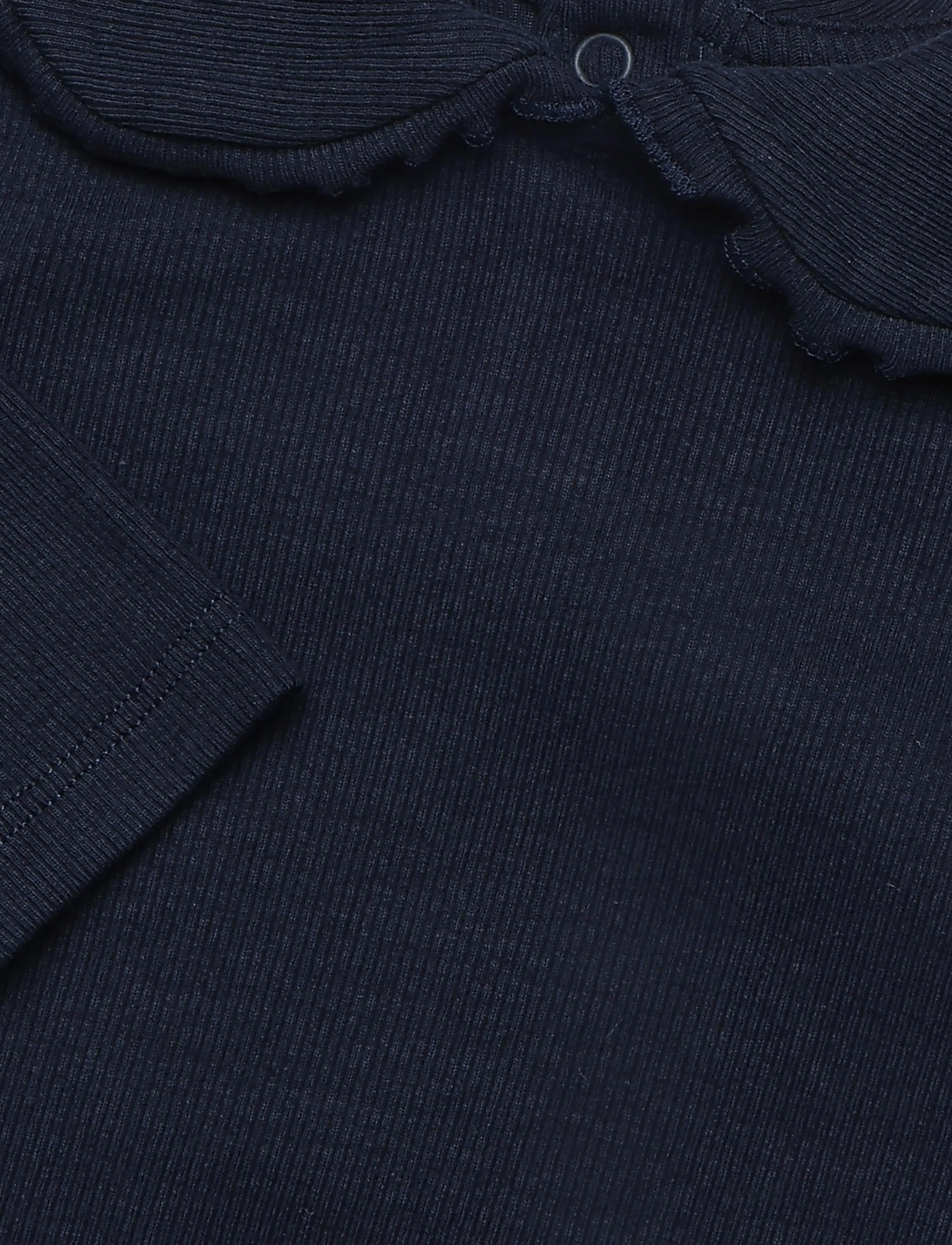 Mango - Cotton baby collar T-shirt - langærmede t-shirts - navy - 2