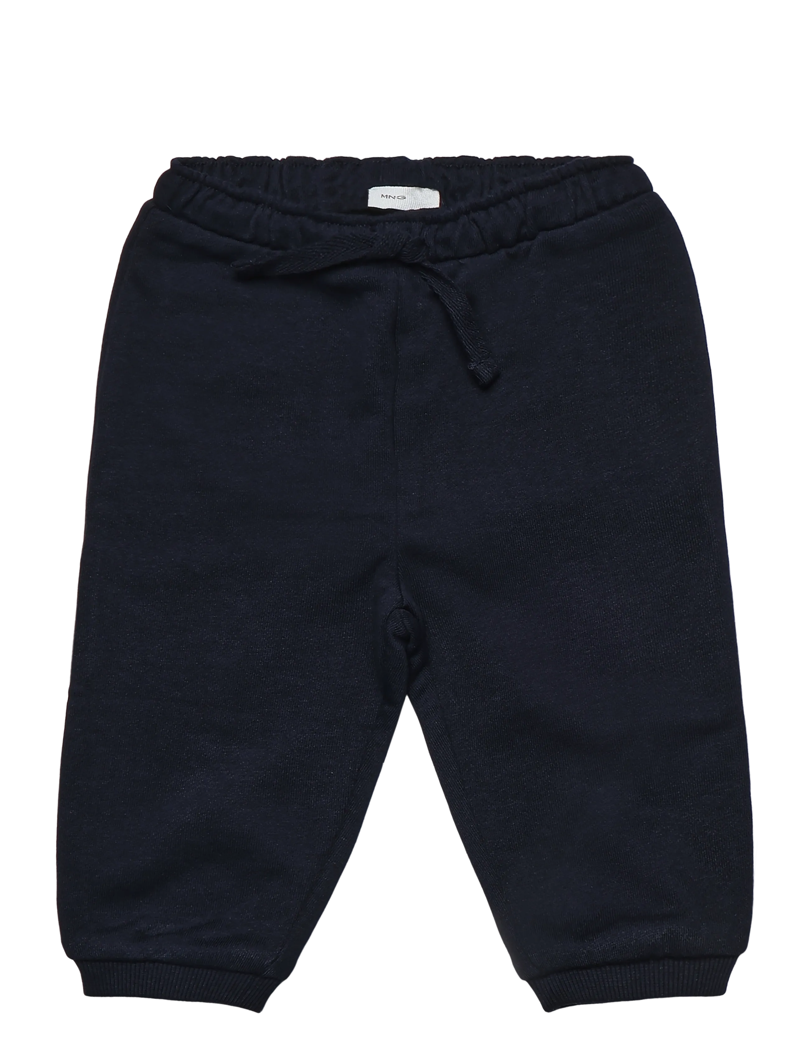 Mango Cotton jogger-style trousers - Mjukisbyxor - NAVY / navy