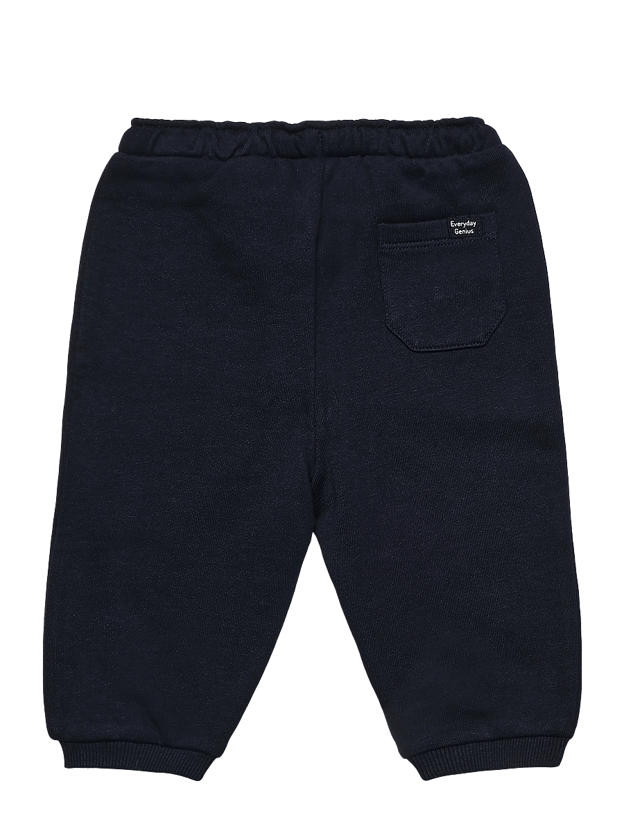 Mango - Cotton jogger-style trousers - mjukisbyxor - navy - 1