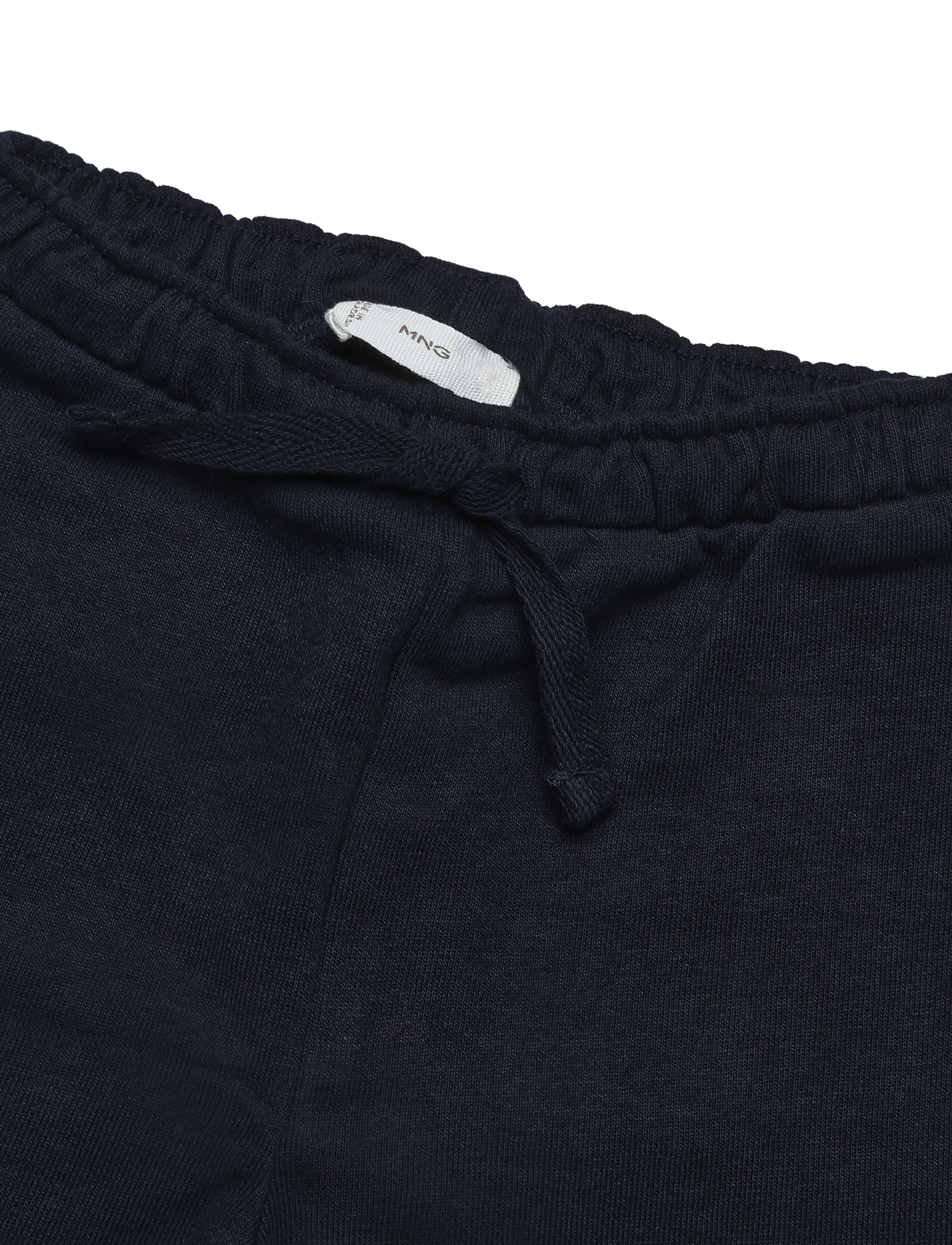 Mango - Cotton jogger-style trousers - mjukisbyxor - navy - 2