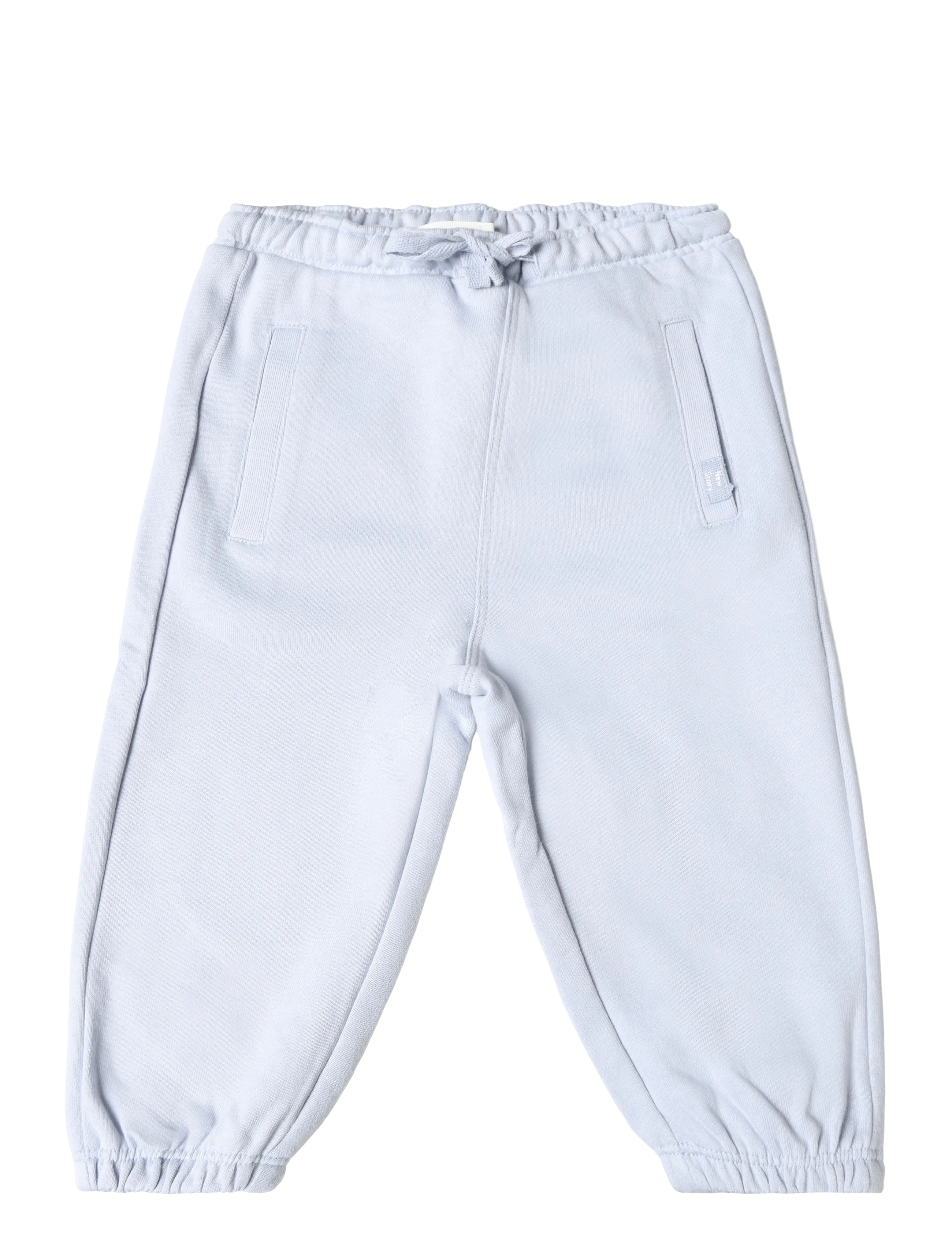 Mango Cotton jogger-style trousers - Tøj - LT-PASTEL BLUE / blue
