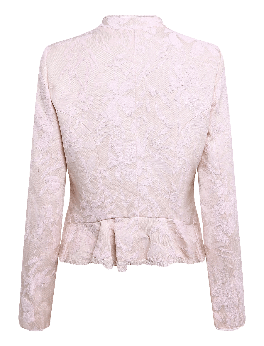 Mango - Jacquard jacket with frogging closures - lette jakker - pink - 2