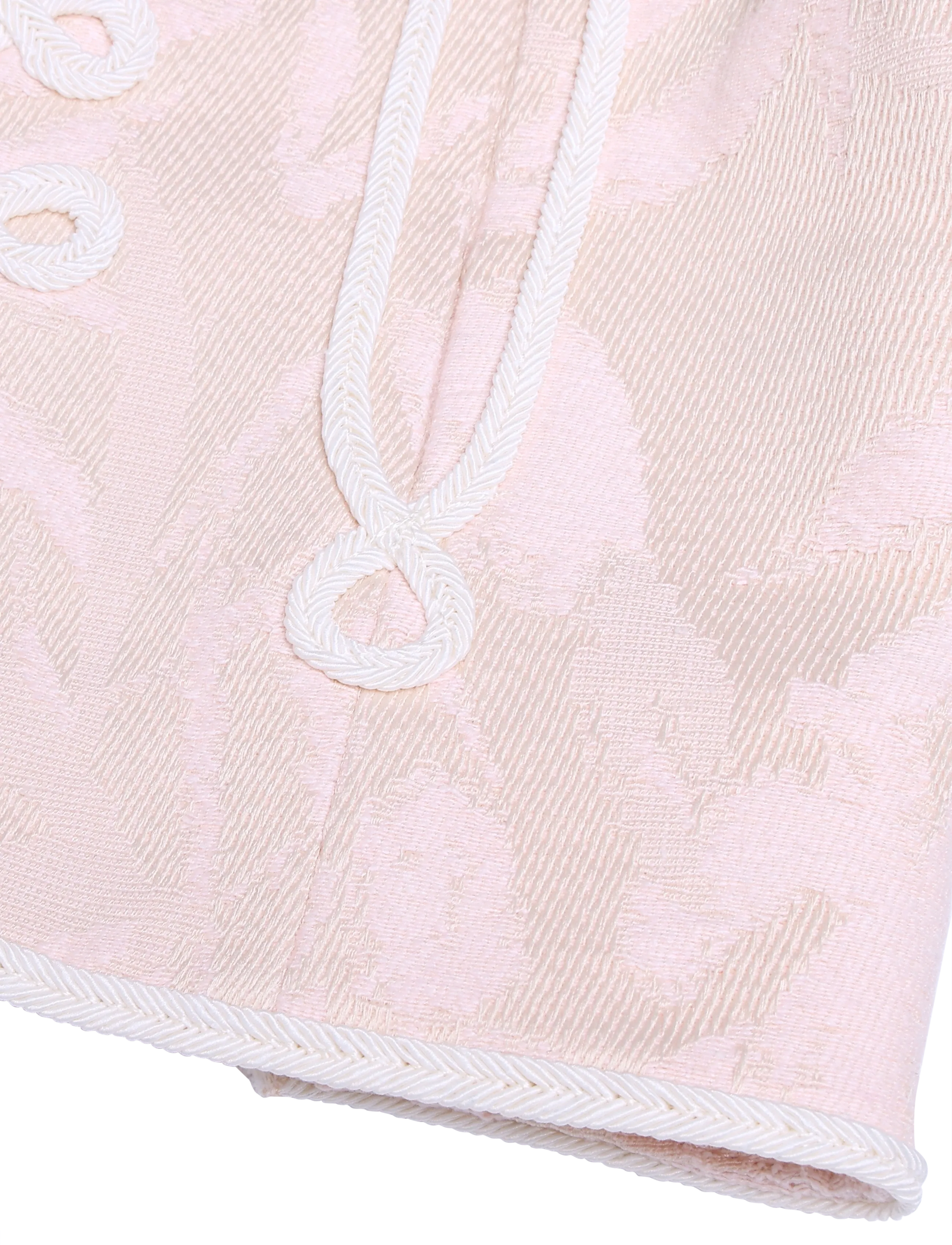 Mango - Jacquard jacket with frogging closures - lette jakker - pink - 5