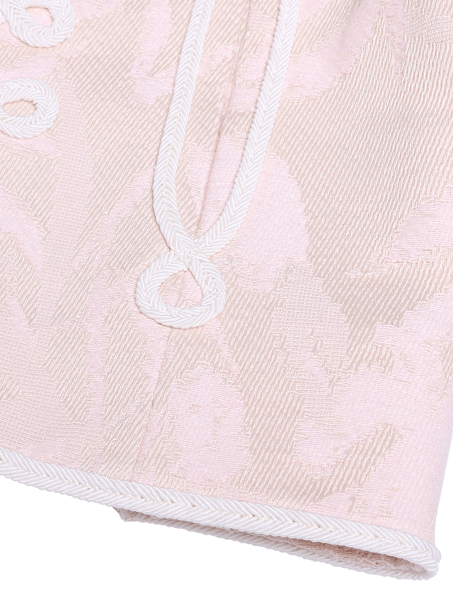 Mango - Jacquard jacket with frogging closures - lette jakker - pink - 5
