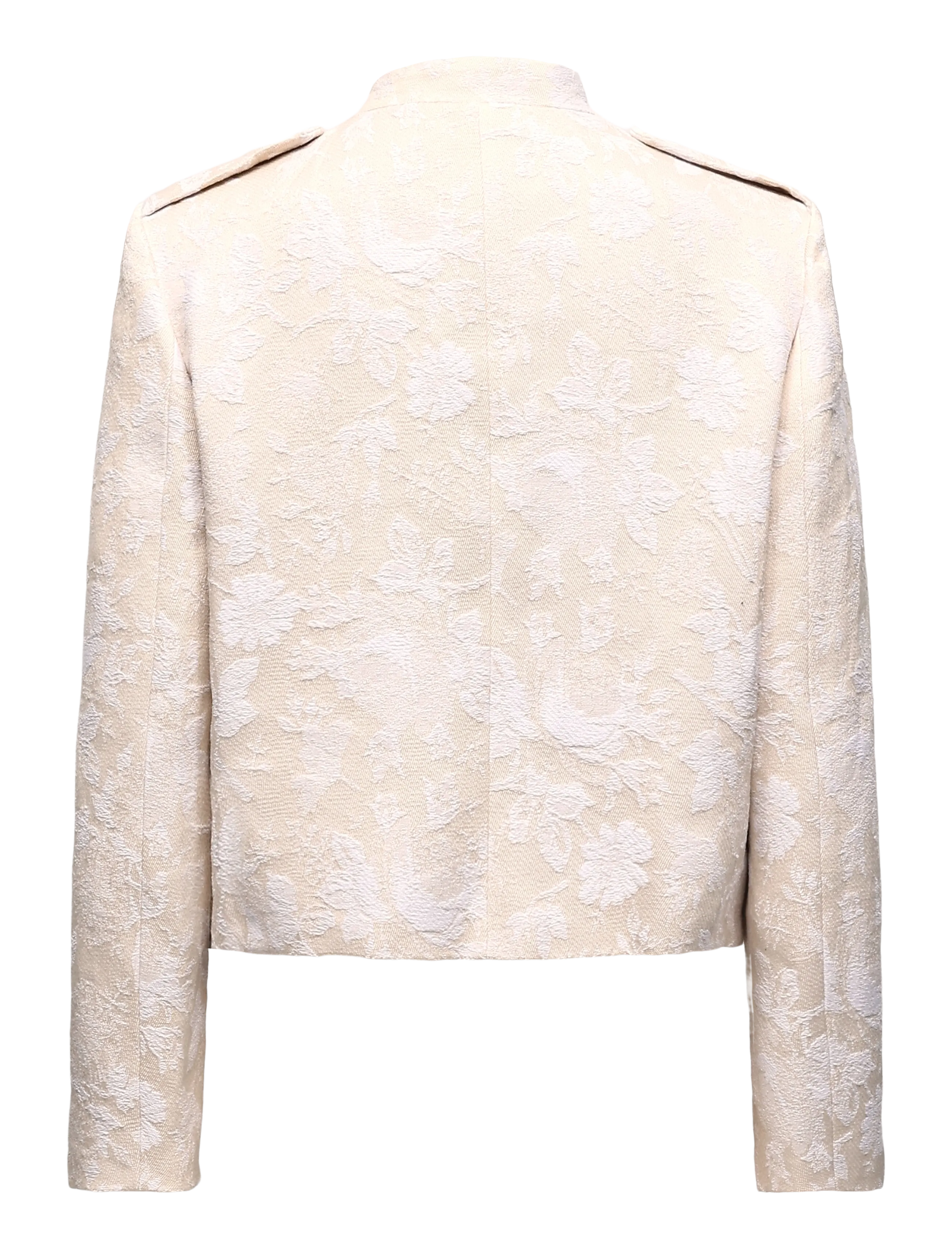 Mango - Jacquard jacket with frogging detail - lette jakker - light beige - 1