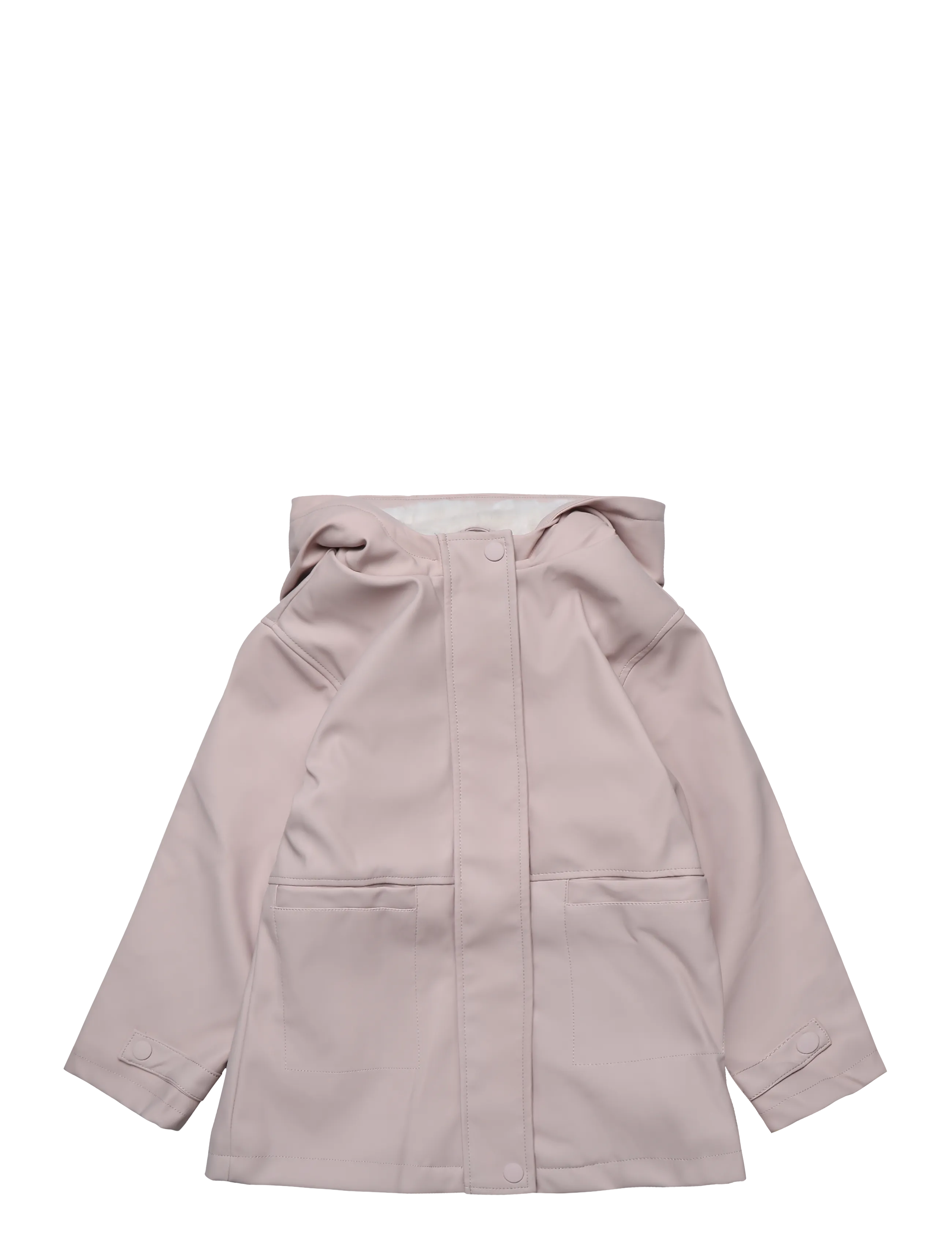 Mango Rubberised jacket with hood - Regnjackor - PINK / pink/rose