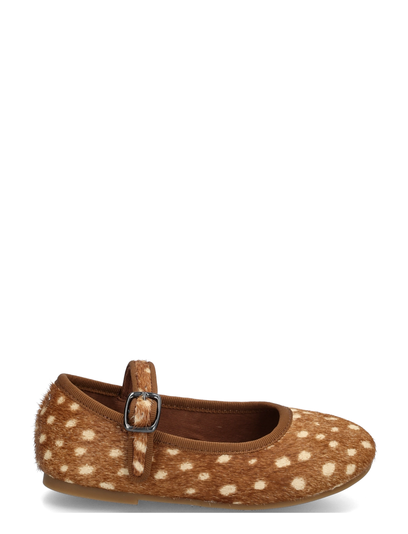 Mango - Buckle leather ballerina - ballerinaskor & slip-ons - medium brown - 2