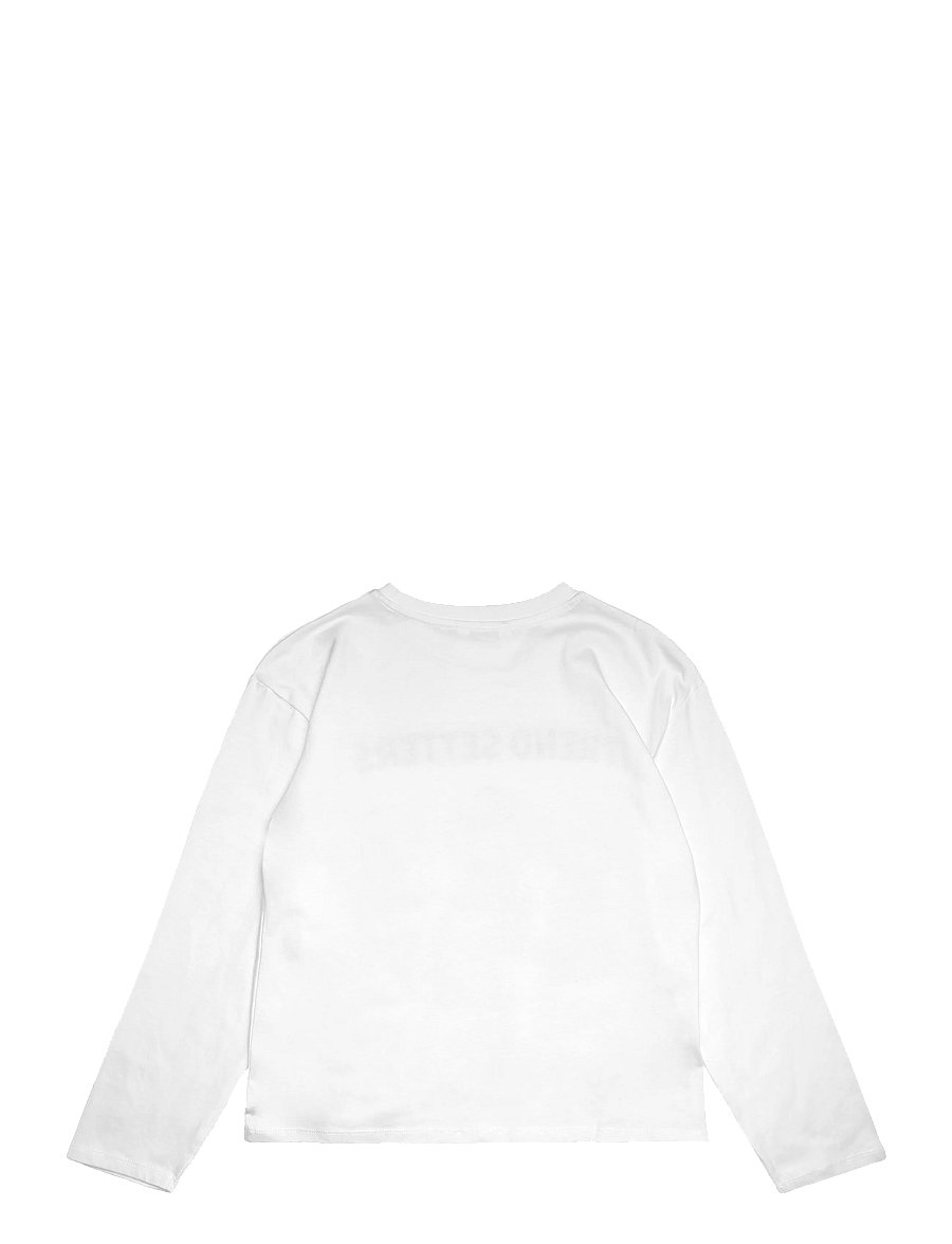 Mango - Printed detail T-shirt - langærmede t-shirts - natural white - 1