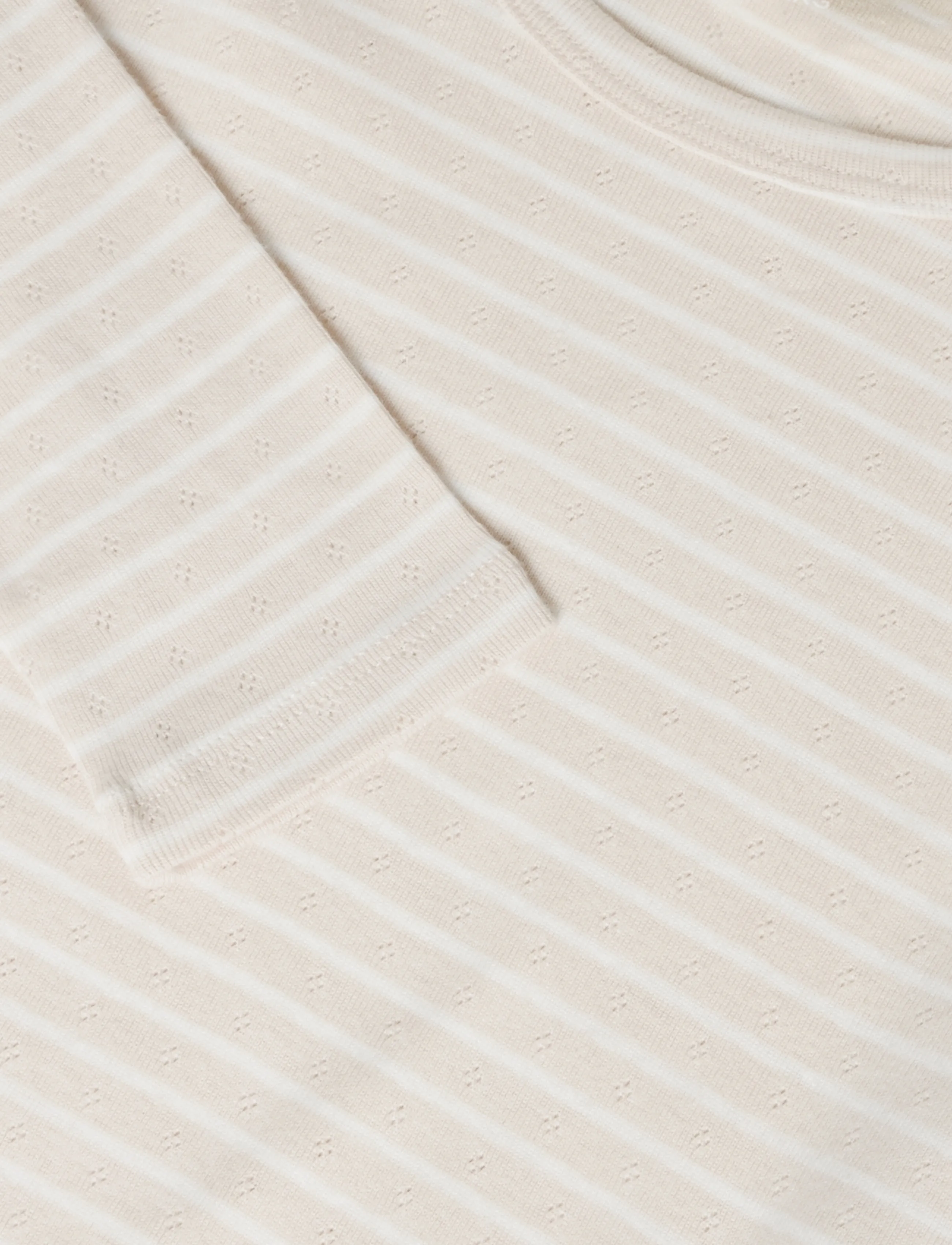 Mango - Striped cotton T-shirt - langærmede t-shirts - lt-pastel pink - 2