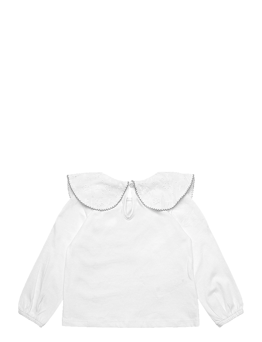 Mango - Babydoll-neck t-shirt - långärmade t-shirts - natural white - 1